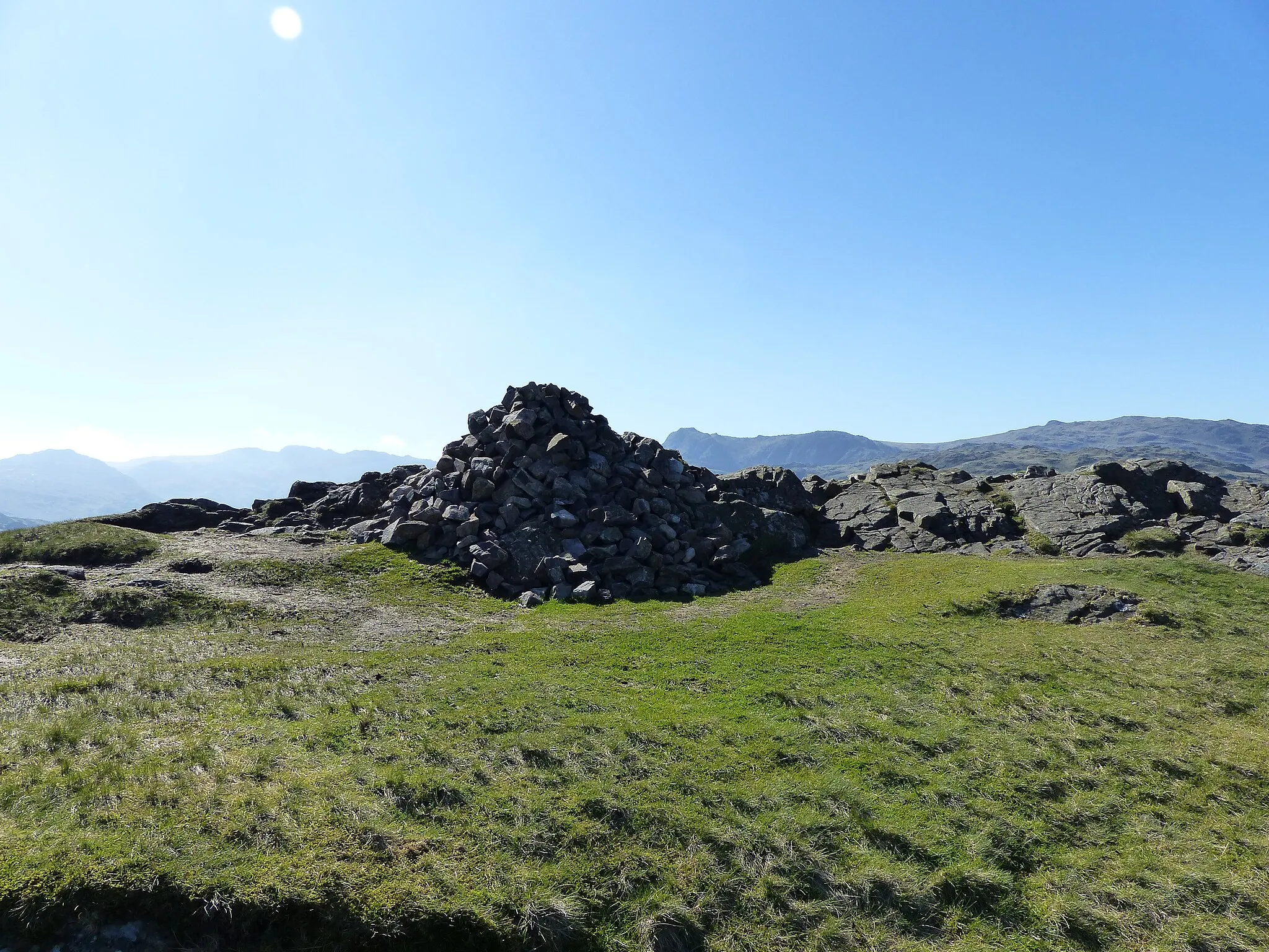 Photo showing: Silver How summit cairn