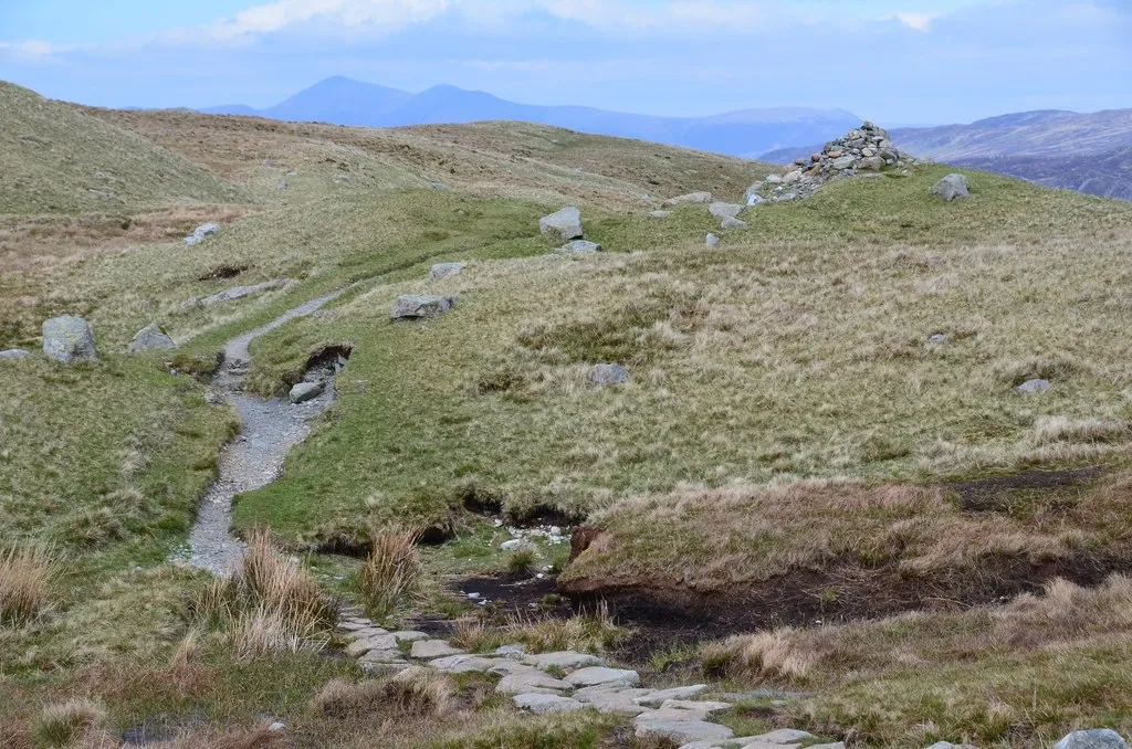 Photo showing: Cairn marking Stake Pass