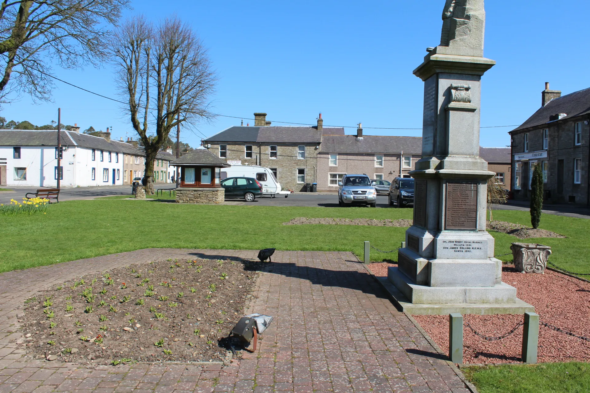 Photo showing: Douglas Square, Newcastleton