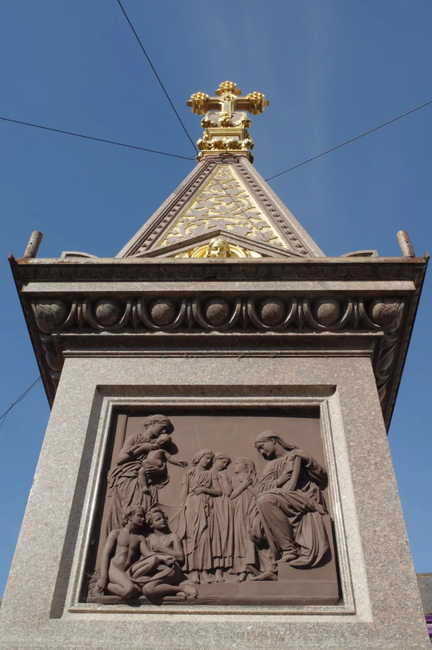 Photo showing: George Moore Memorial Fountain, Wigton