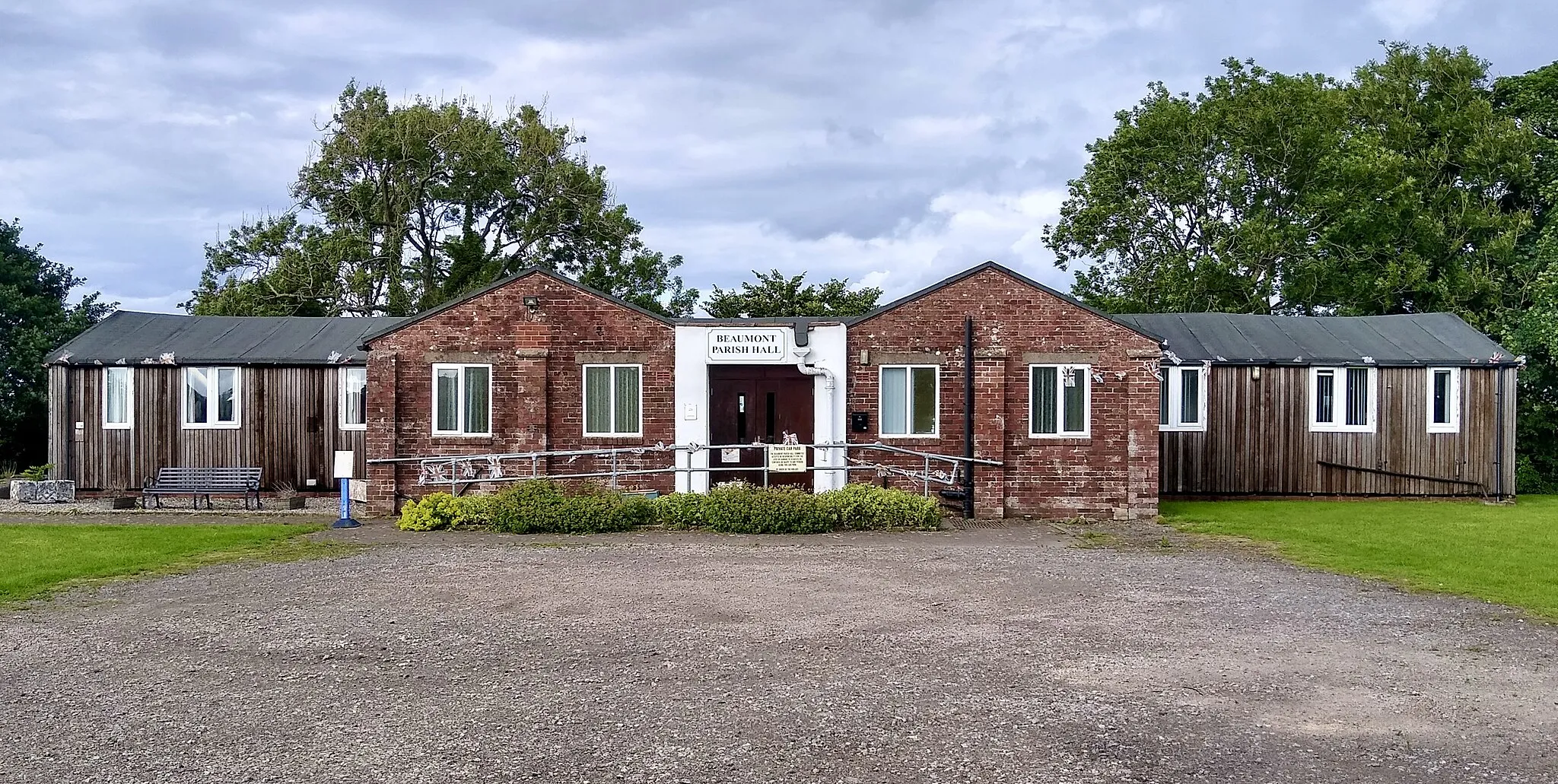 Photo showing: Beaumont Parish Hall, Kirkandrews-Upon-Eden, Carlisle, Cumbria