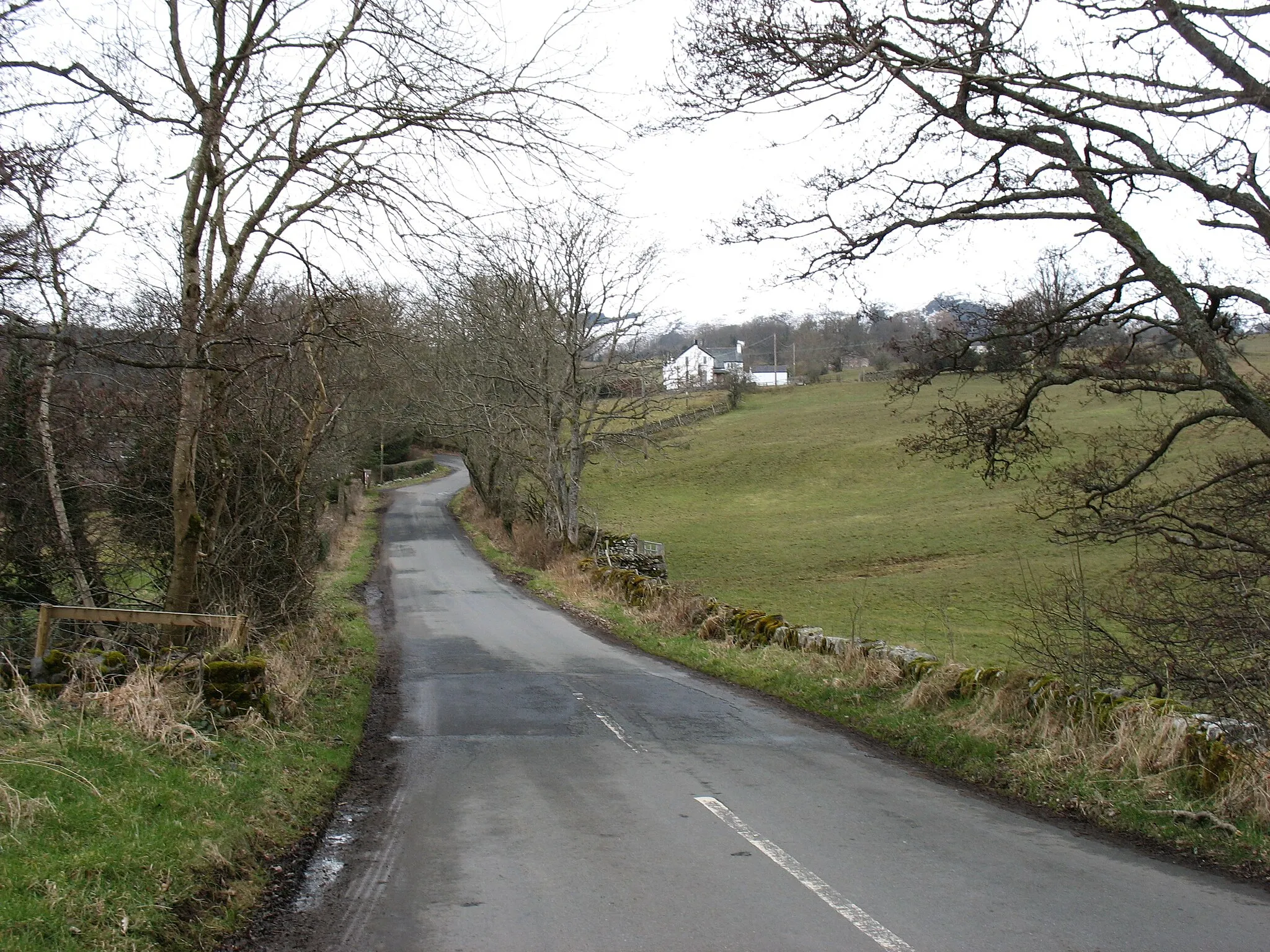 Photo showing: The road to Watermillock church