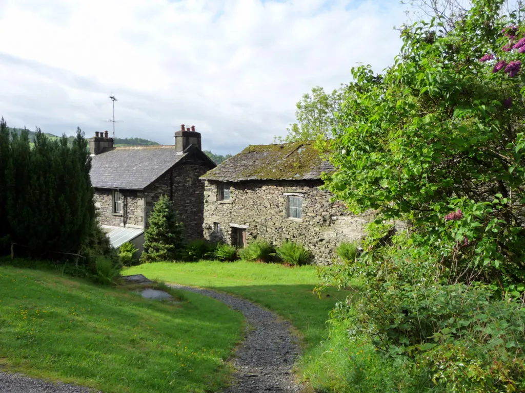Photo showing: Cottages, Troutbeck, Cumbria