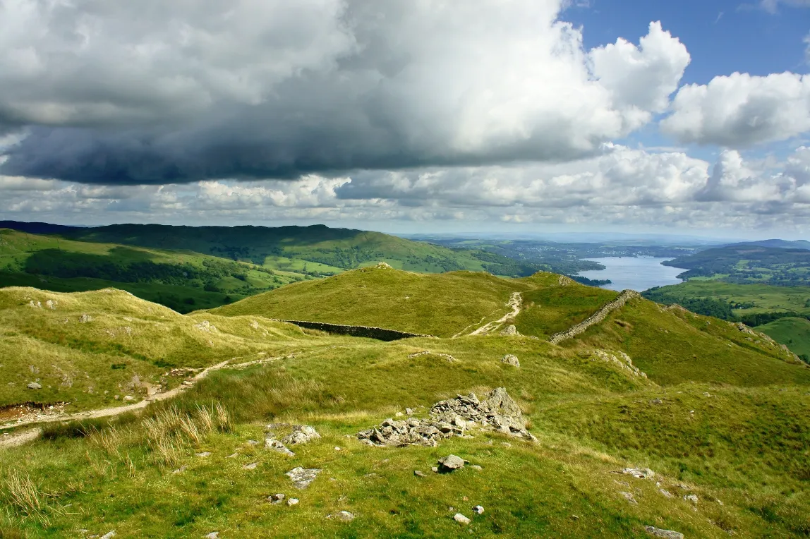 Photo showing: Windermere from Nab Scar