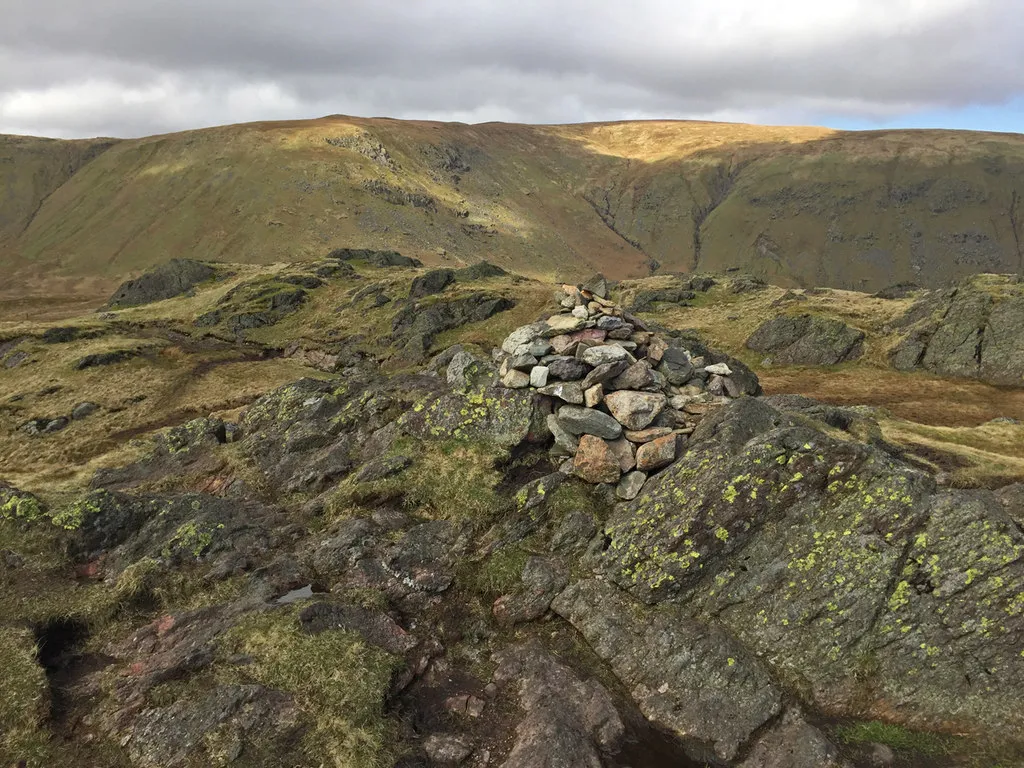 Photo showing: Summit cairn on Calf Crag