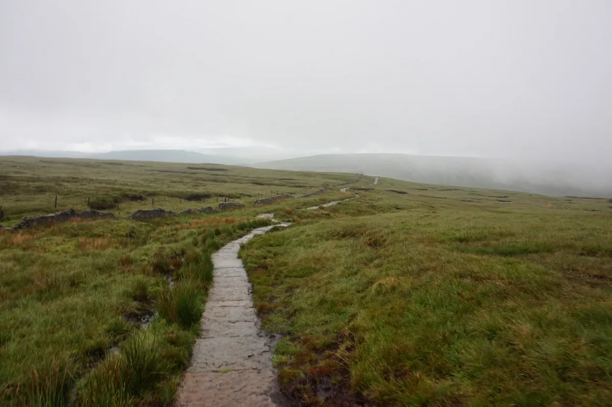 Photo showing: 10-01am, path towards Grain Head