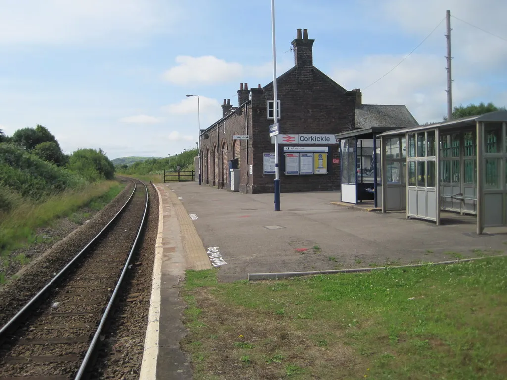 Photo showing: Corkickle railway station, Cumbria