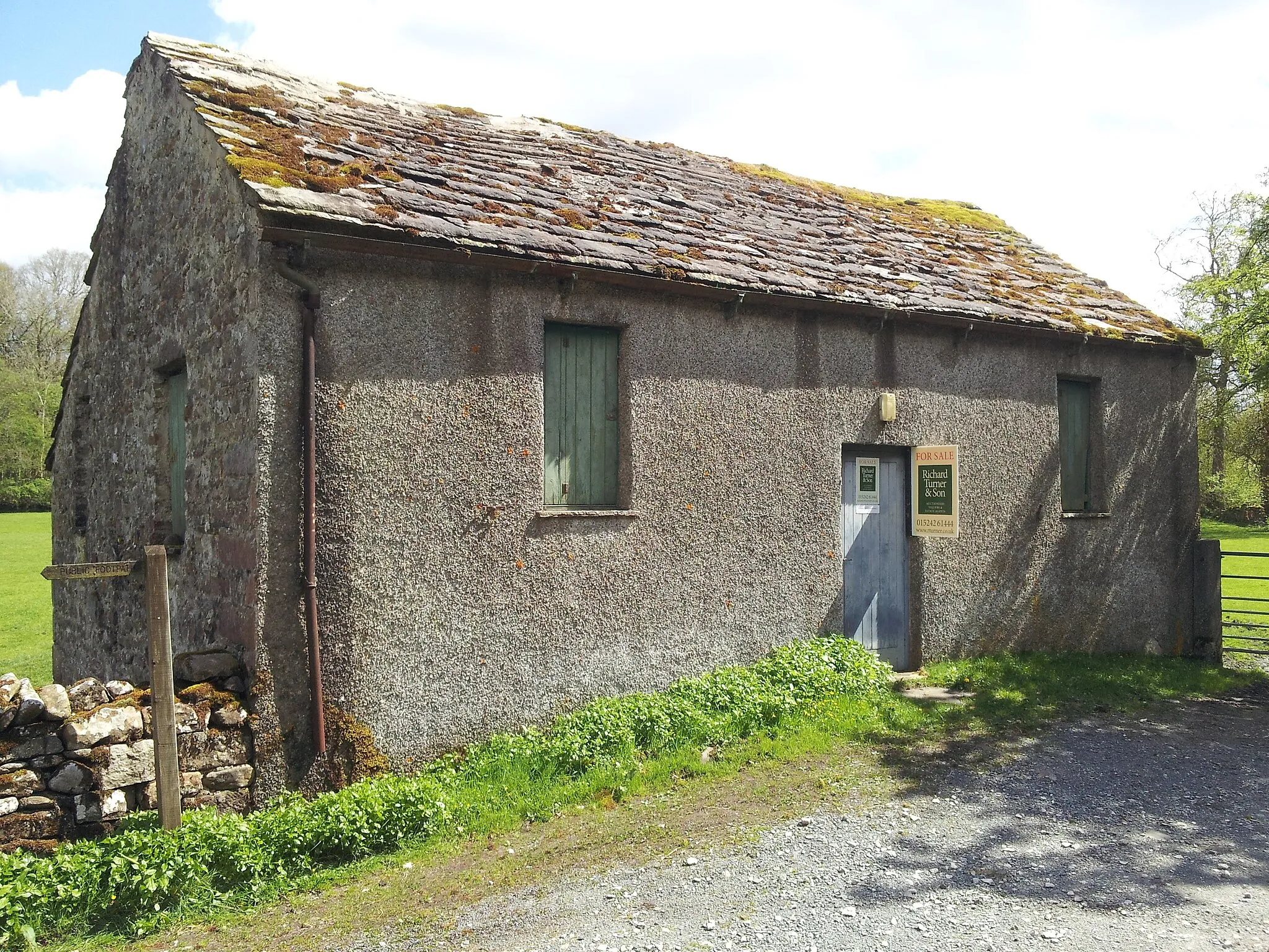 Photo showing: The Old Temperance Hall in Keasden, North Yorkshire prior to restoration into a Camping Barn.