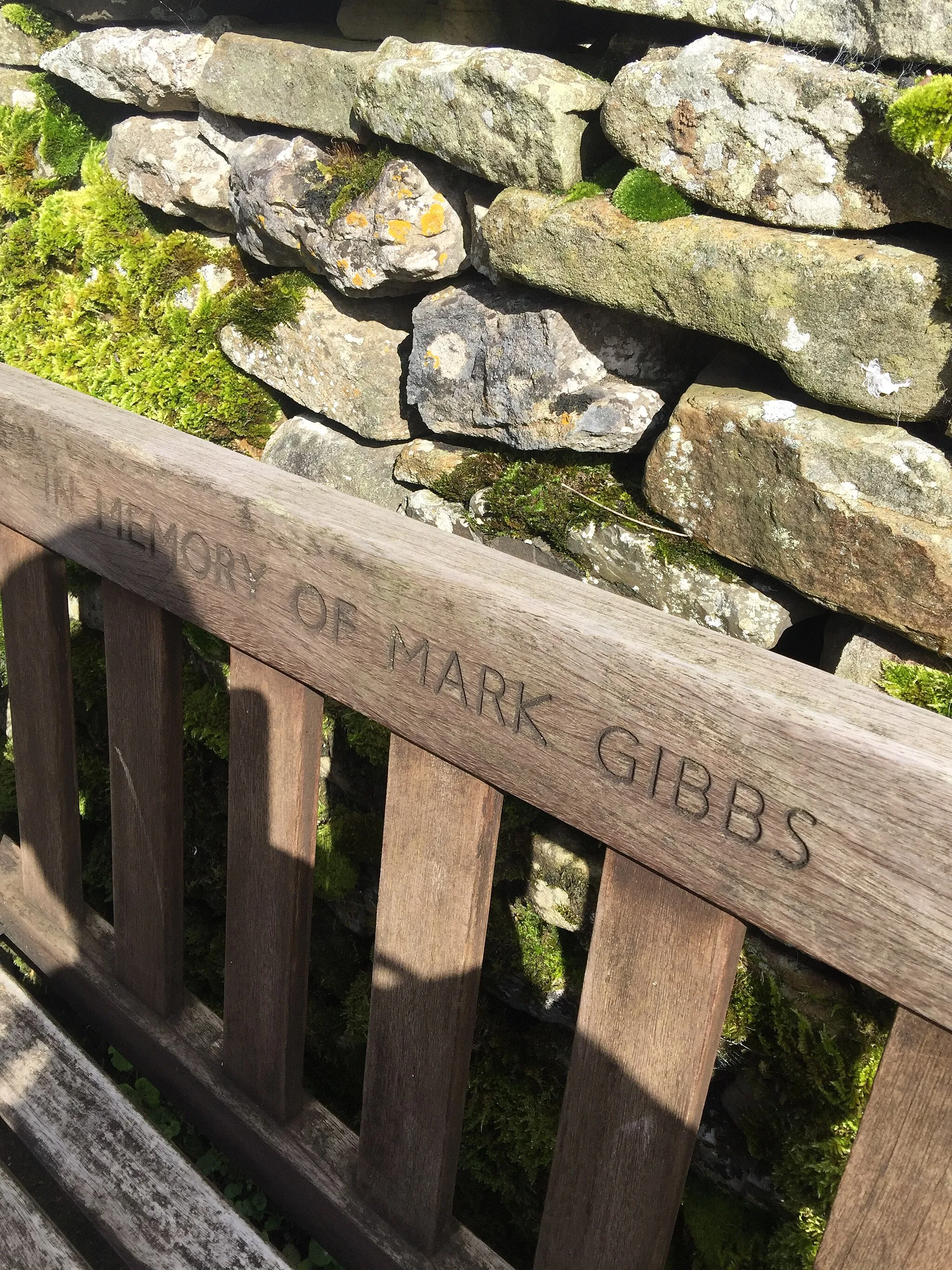 Photo showing: In memory of Mark Gibbs