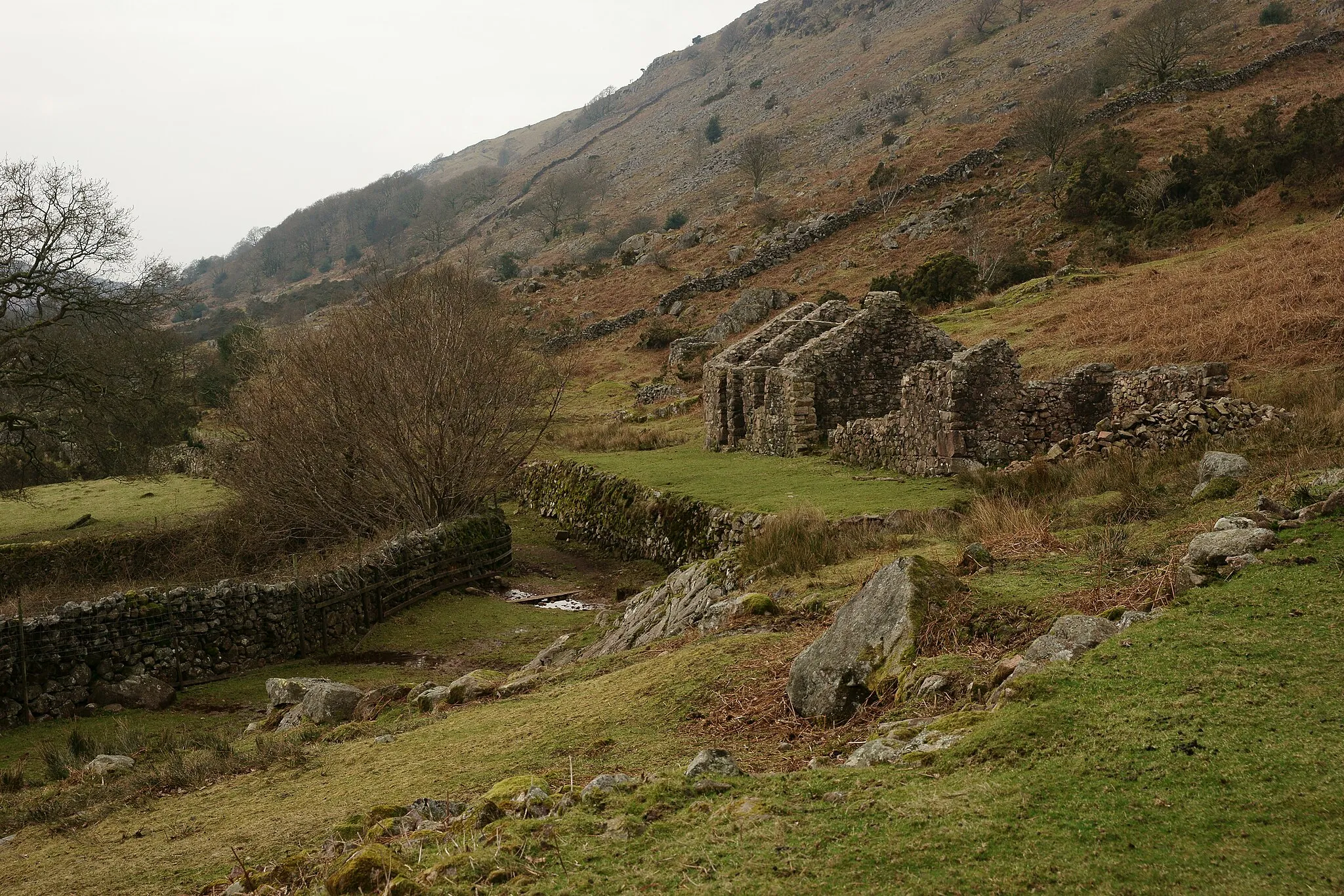 Photo showing: Ruins at Boot, Cumbria