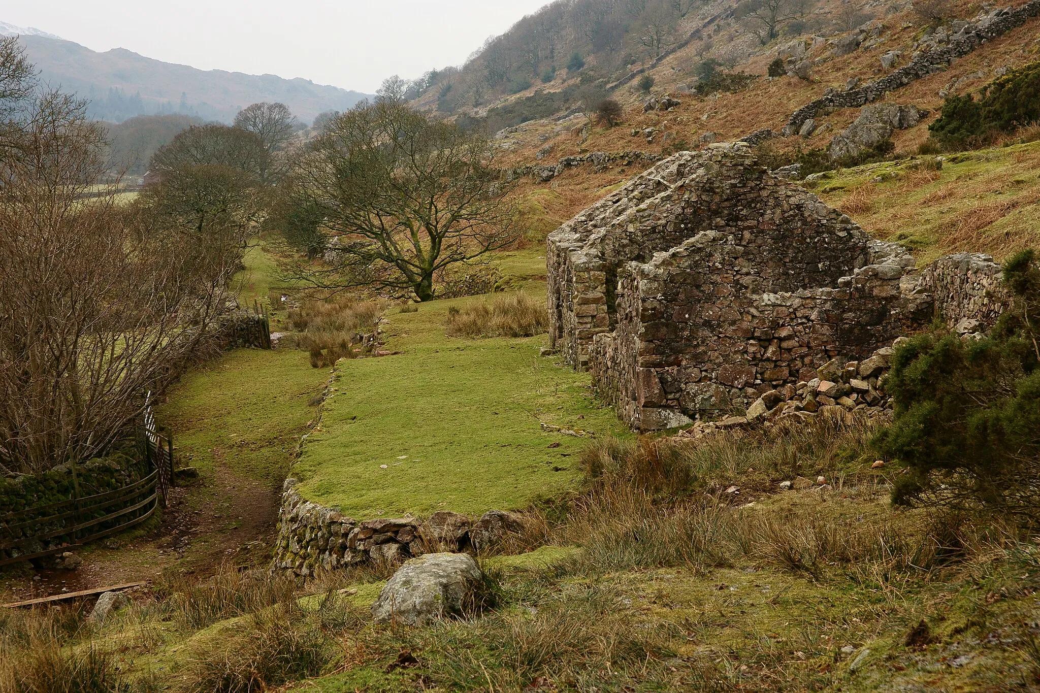 Photo showing: Ruins at Boot, Cumbria