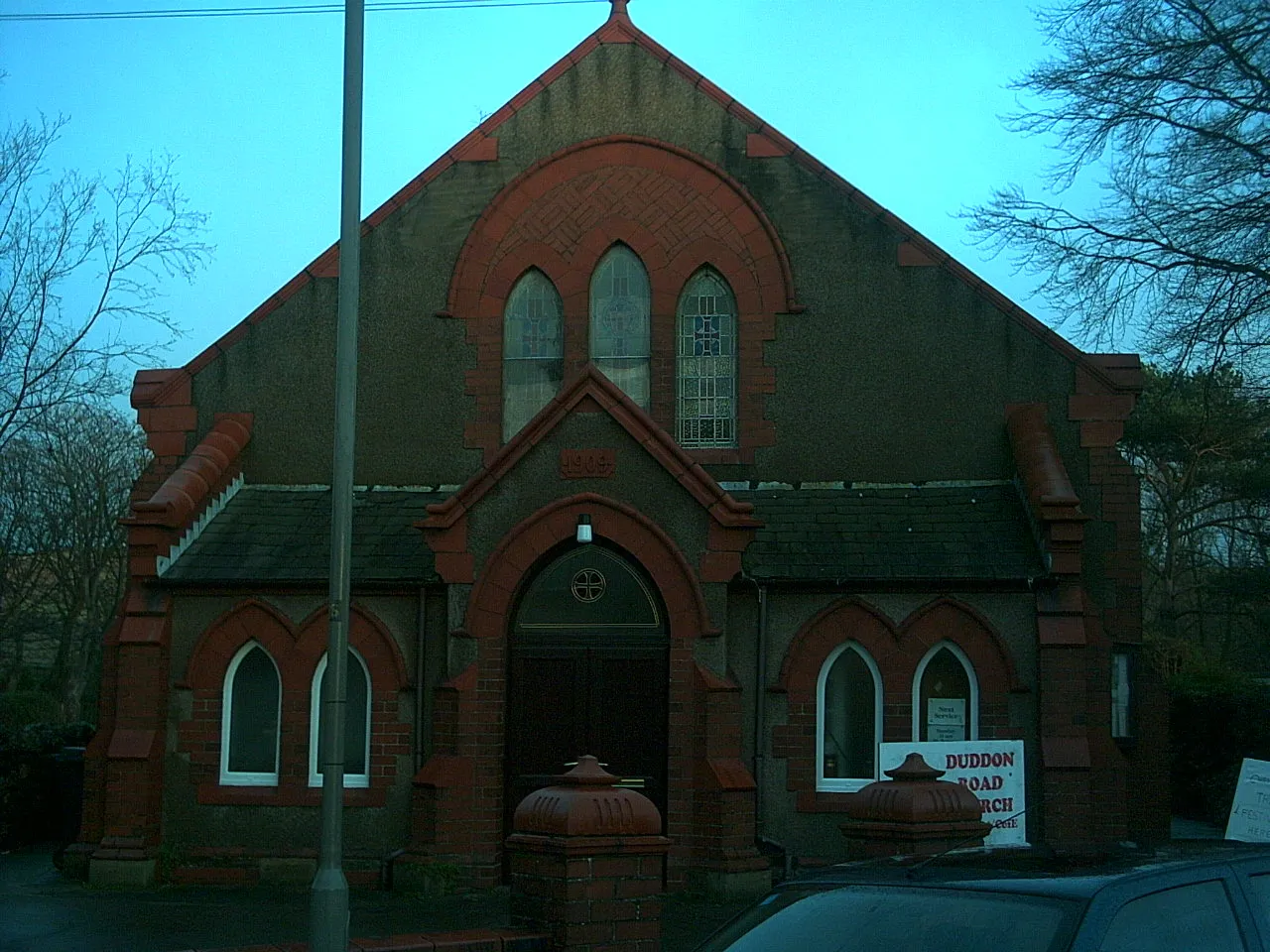 Photo showing: The Methodist church in Askam.