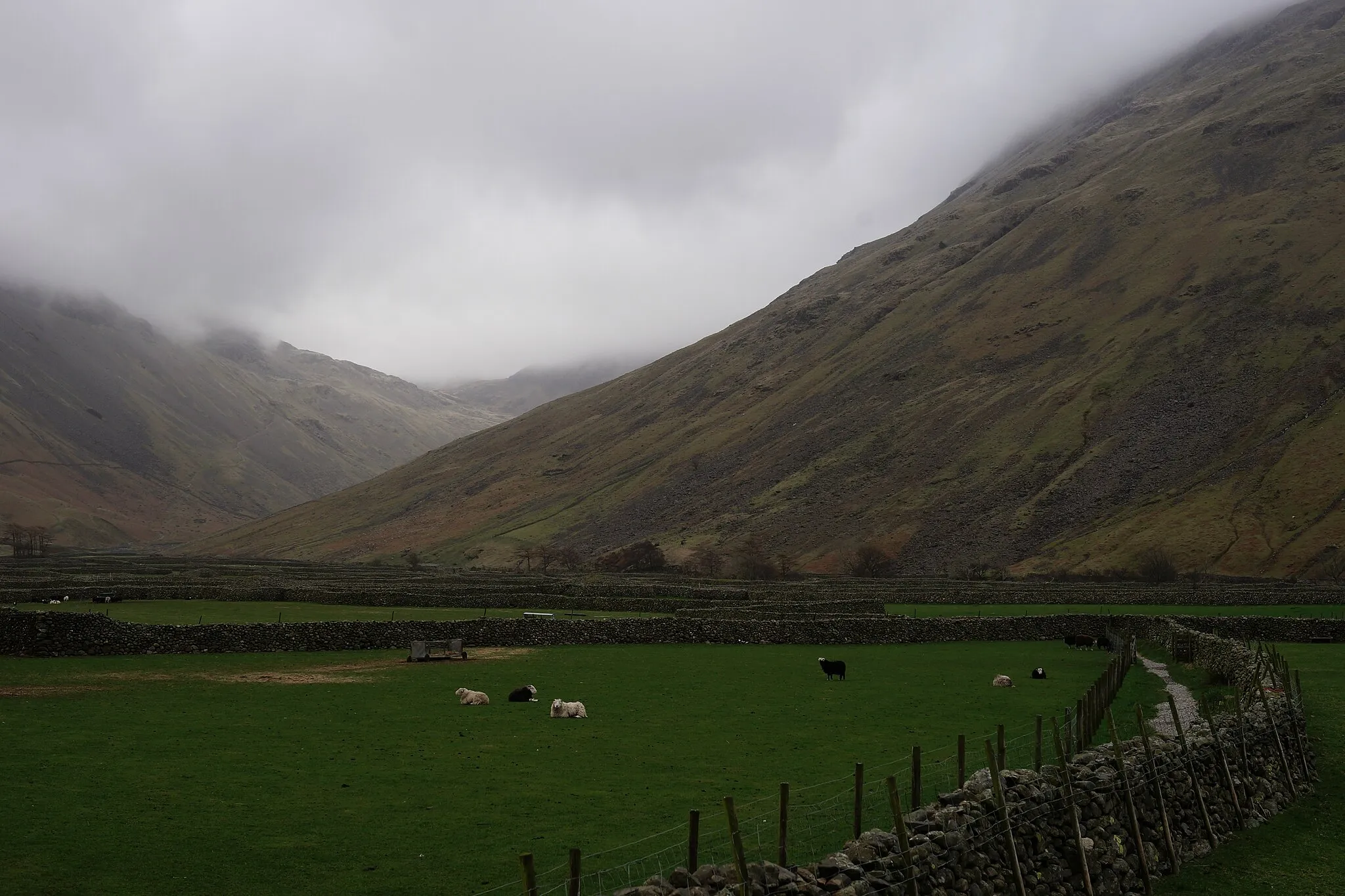 Photo showing: View Towards Lingmell, Cumbria