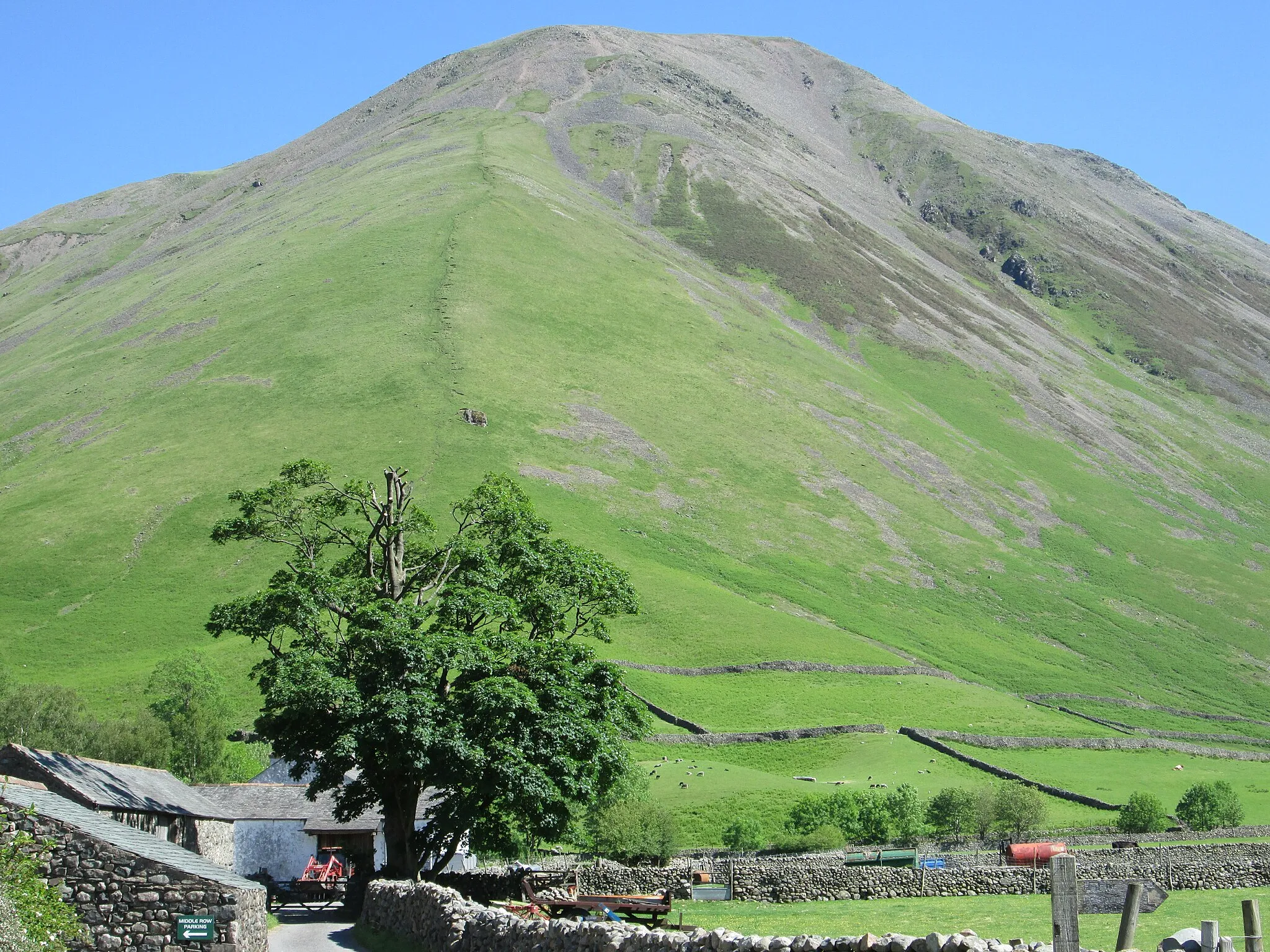 Photo showing: Kirk Fell from Wasdale Head