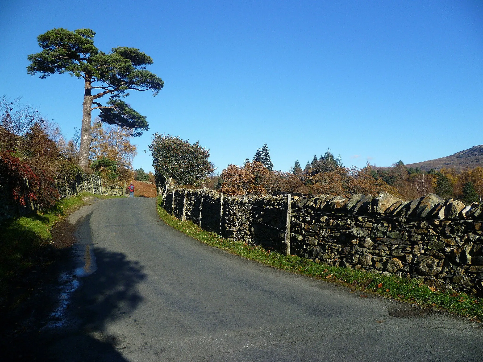 Photo showing: Road at Mansty