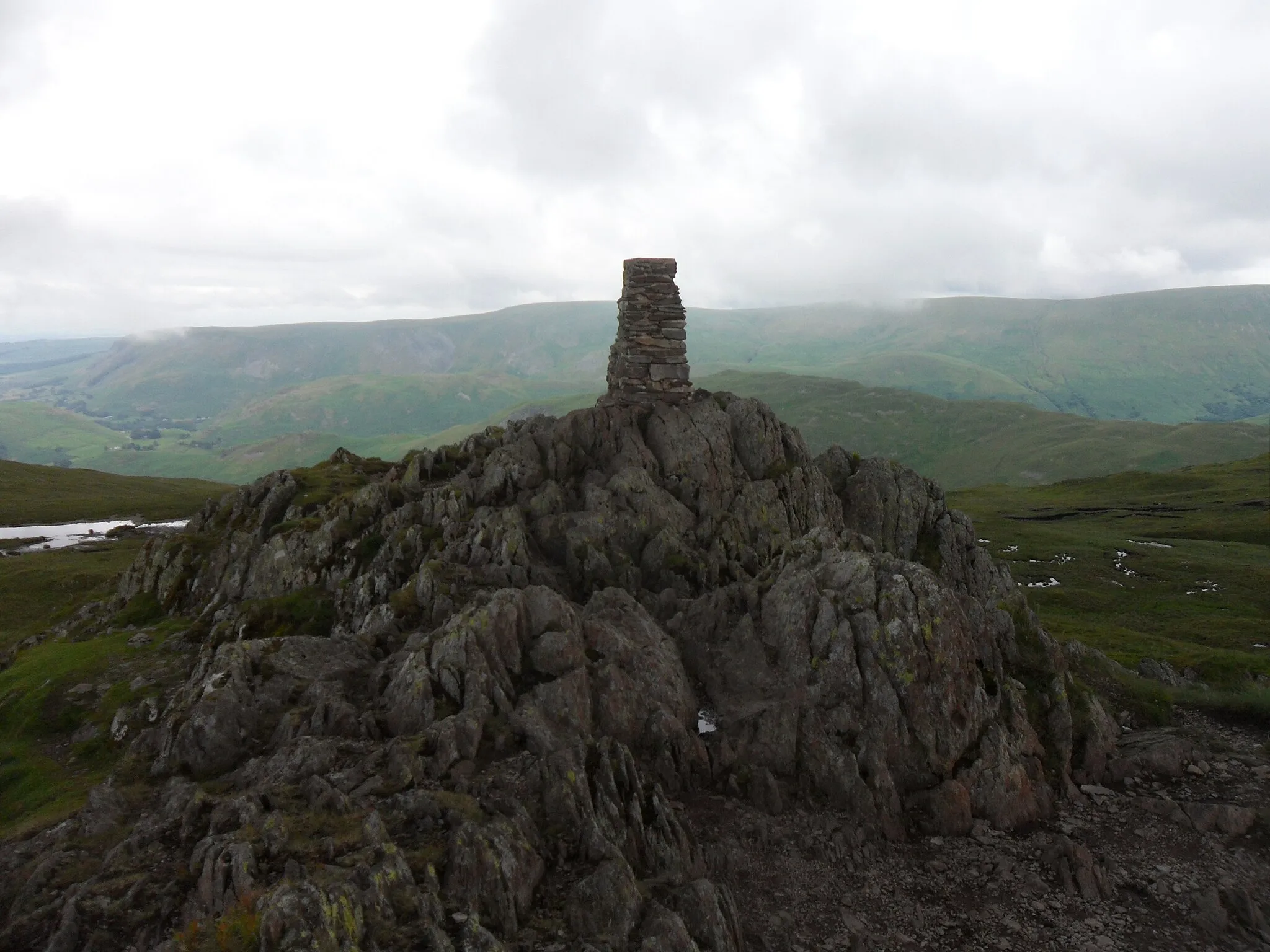 Photo showing: Place Fell Triangulation Pillar