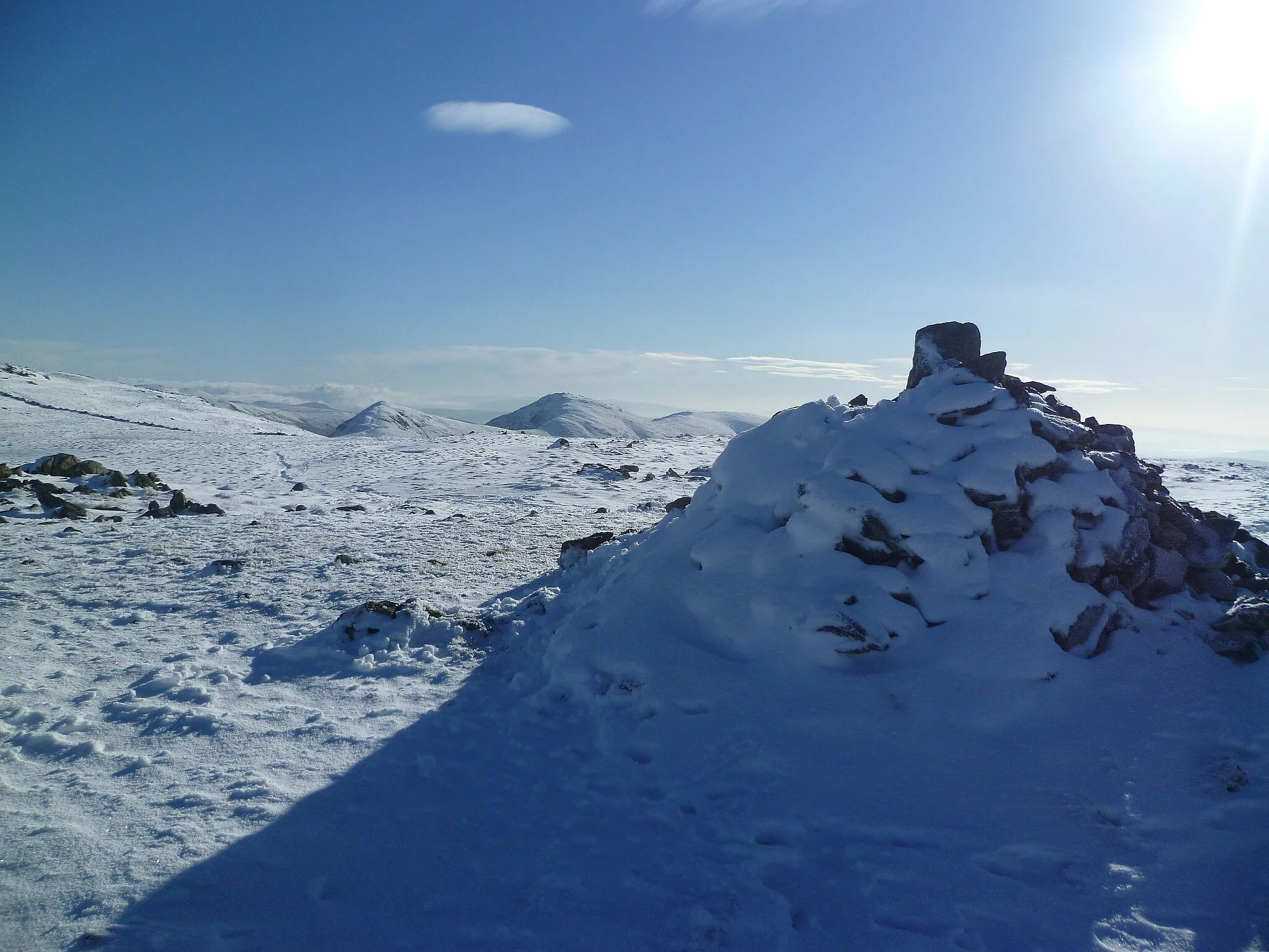 Photo showing: Cairn, Caudale Moor