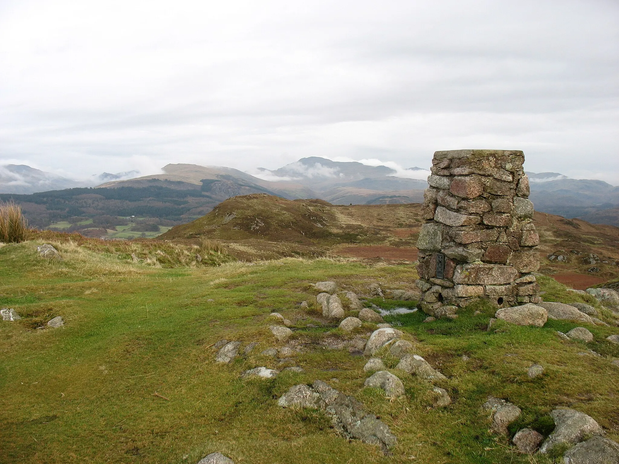 Photo showing: The summit of Muncaster Fell