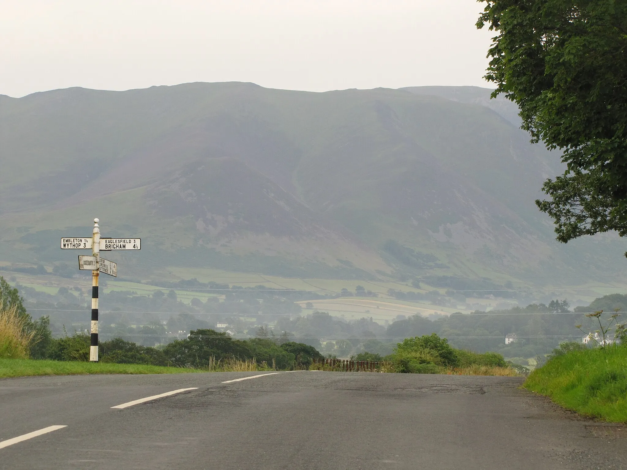 Photo showing: Crossroads in Cumbria