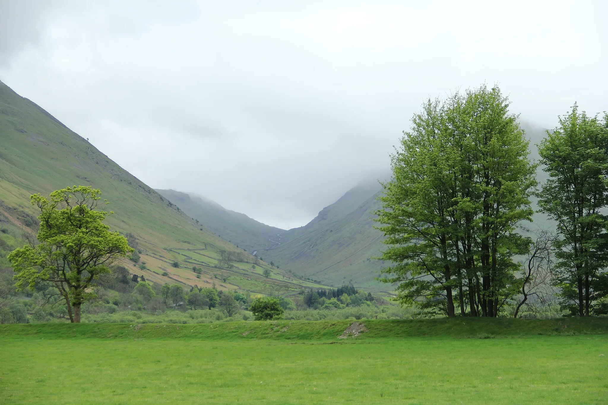 Photo showing: Kirkstone Pass from Brotherswater