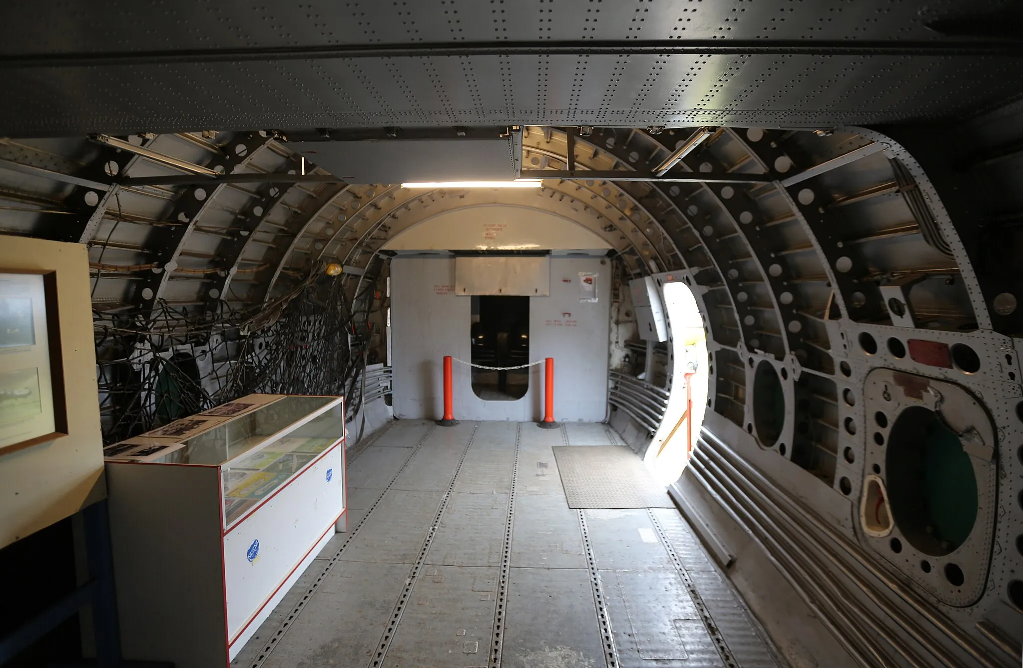 Photo showing: Photo of part of the the interior of a Armstrong Whitworth AW.650 Argosy at the Midland Air Museum