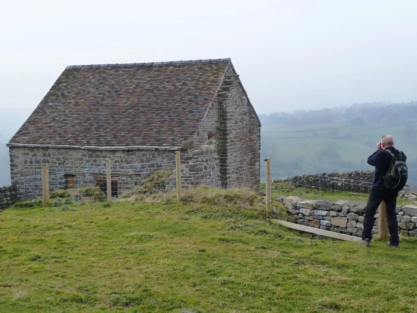 Photo showing: Old Pump House at Ecton Copper Mine
