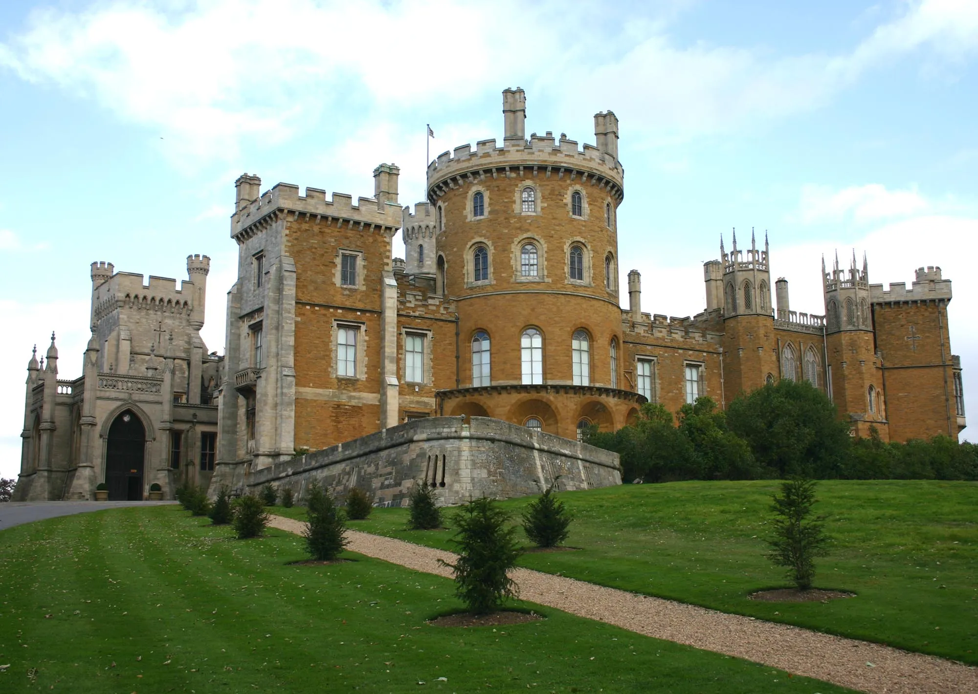 Photo showing: Belvoir Castle The rear of the castle.