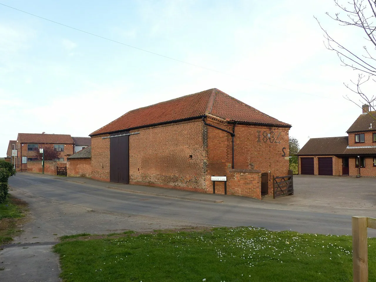 Photo showing: Photograph of the barn at Water Lane Farm, Shelford, Nottinghamshire, England