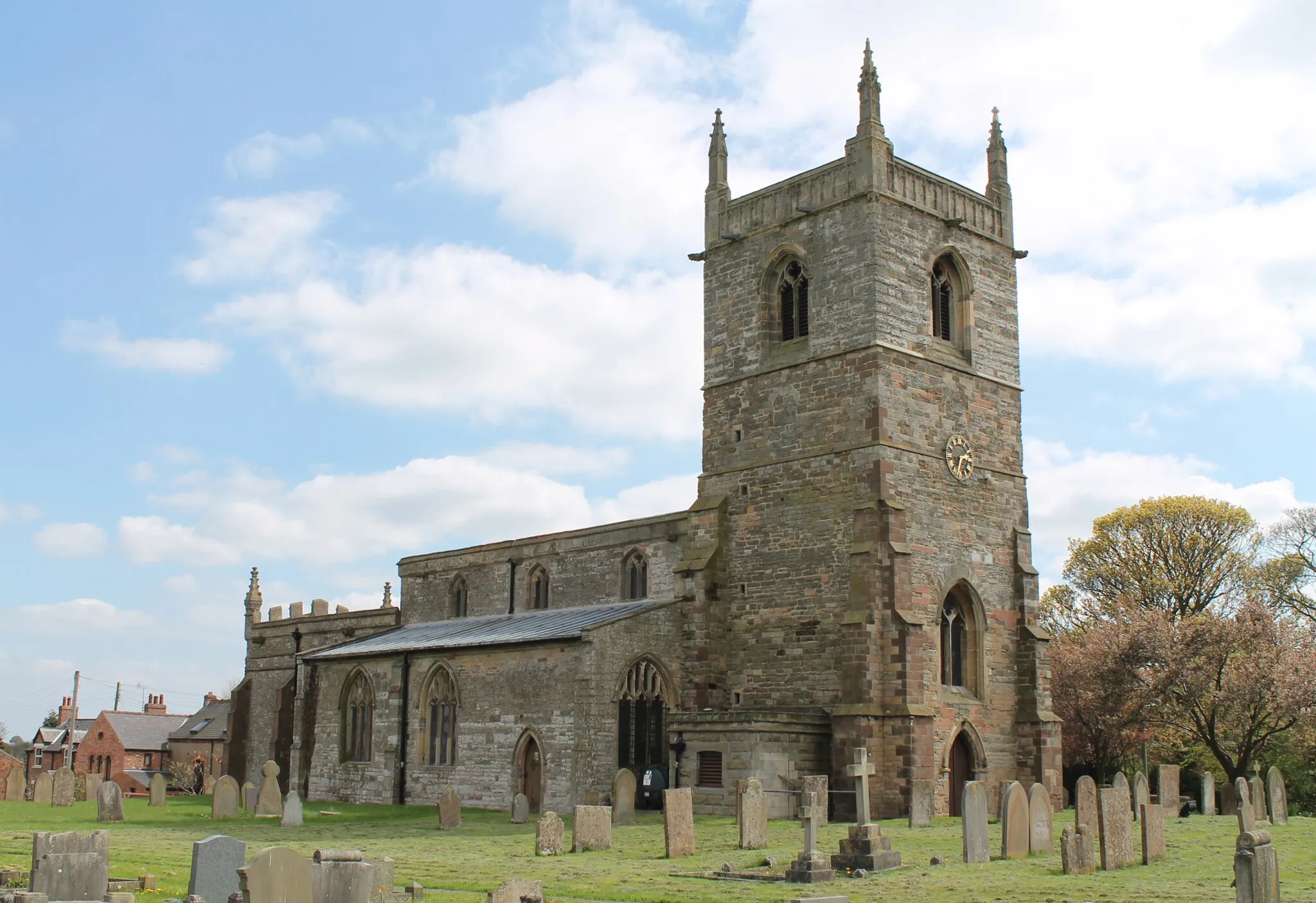 Photo showing: St Bartholomew's church, Kneesall