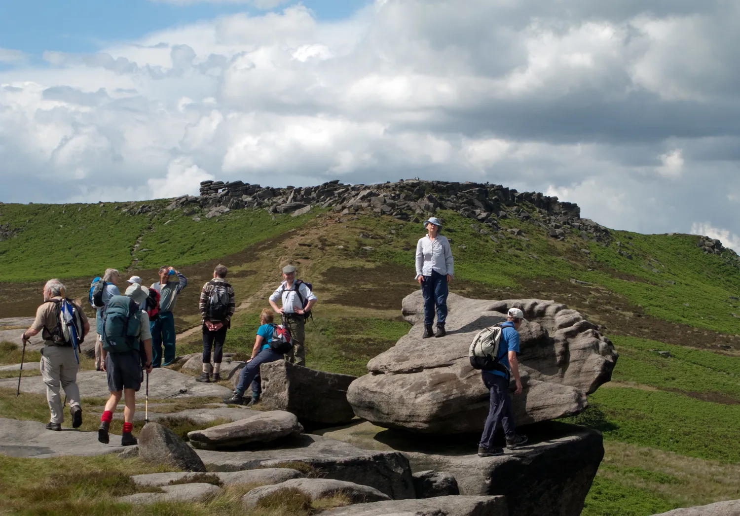 Photo showing: Higger Tor from Carl Wark