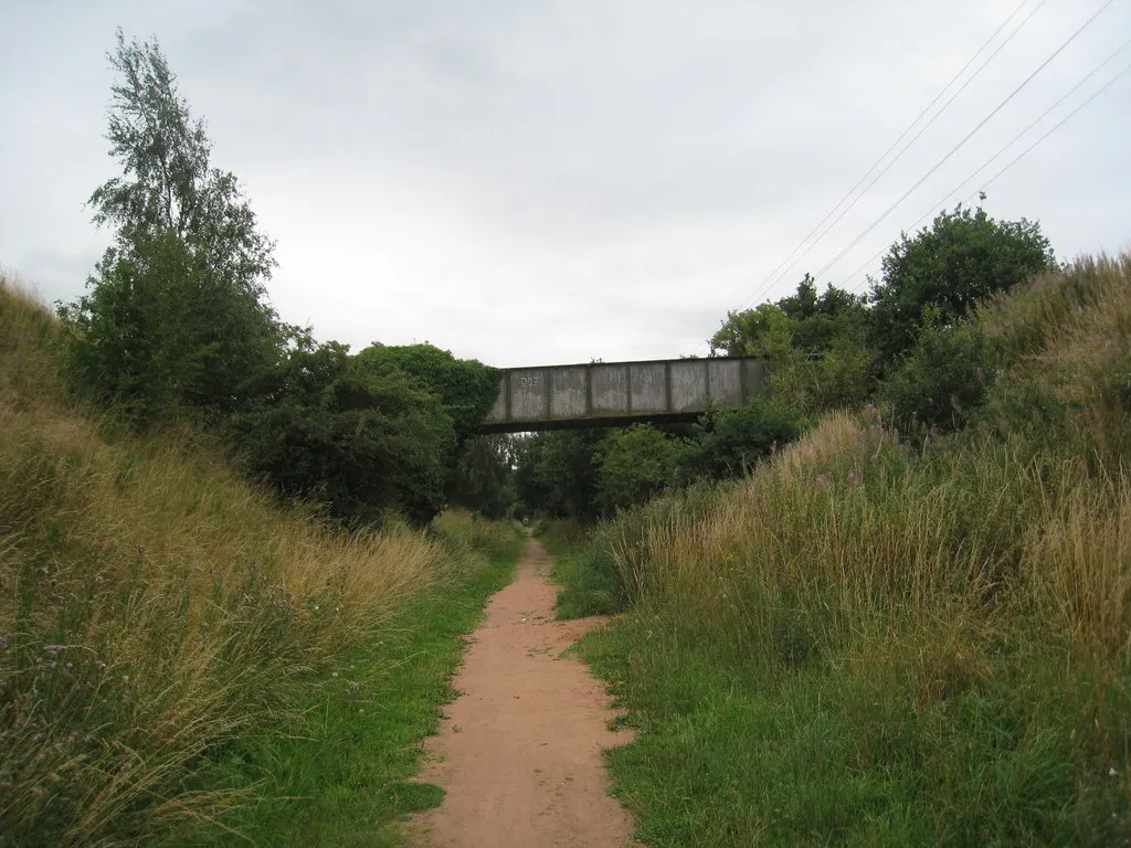 Photo showing: Approaching the bridge near Cockett Farm
