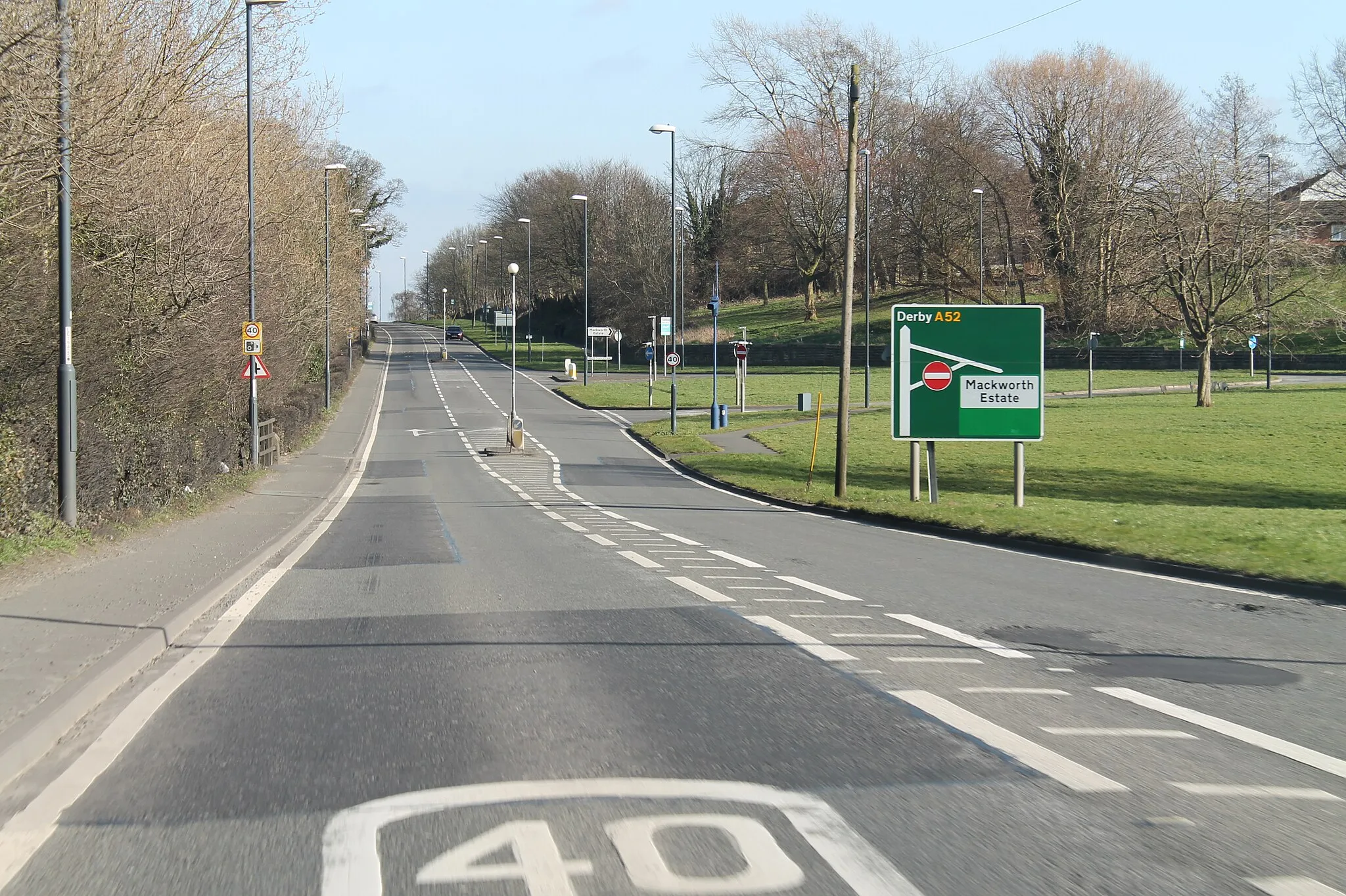 Photo showing: A52 towards Derby