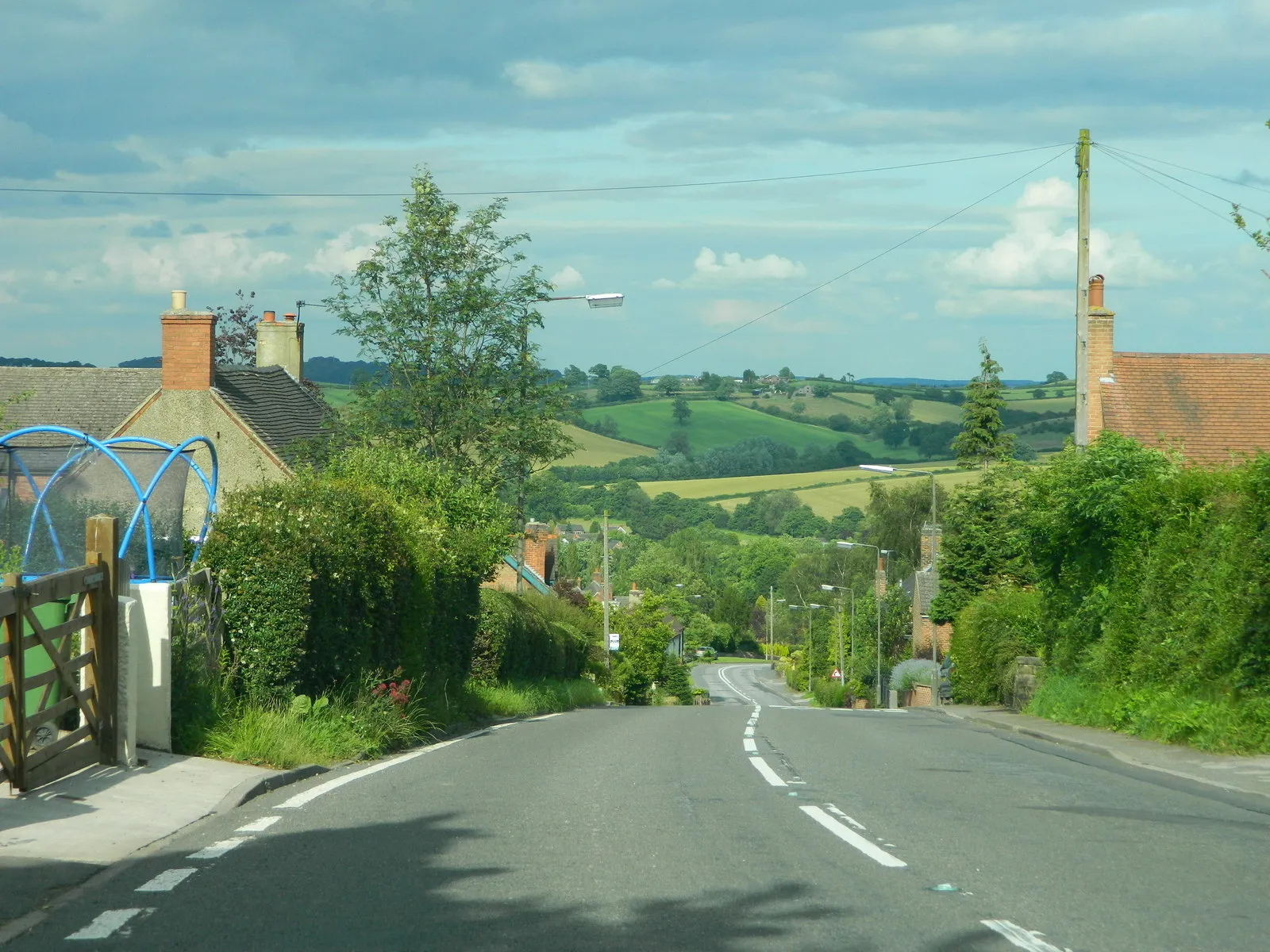 Photo showing: Main Road through Turnditch, A517