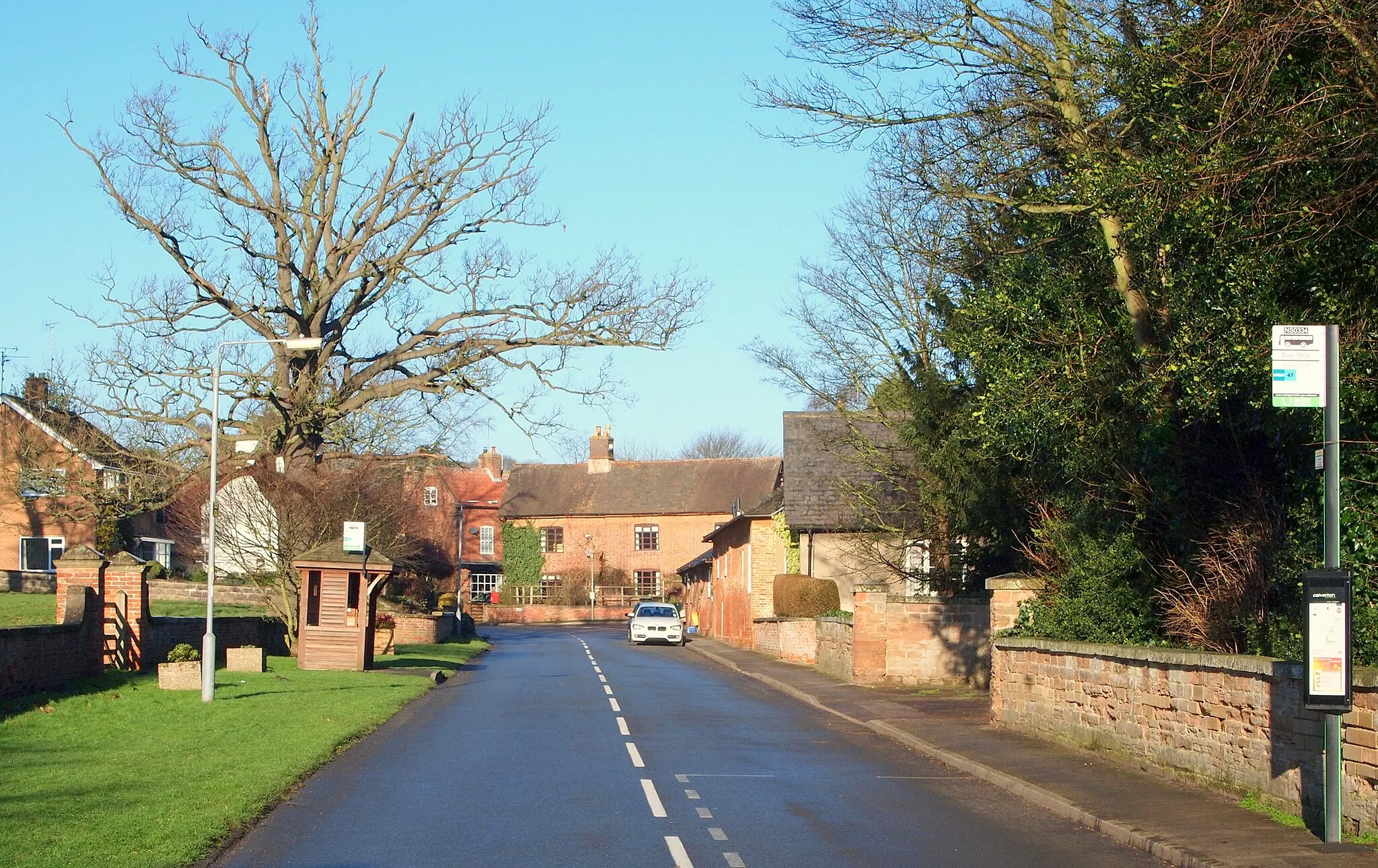 Photo showing: Main Street, Oxton, Notts.