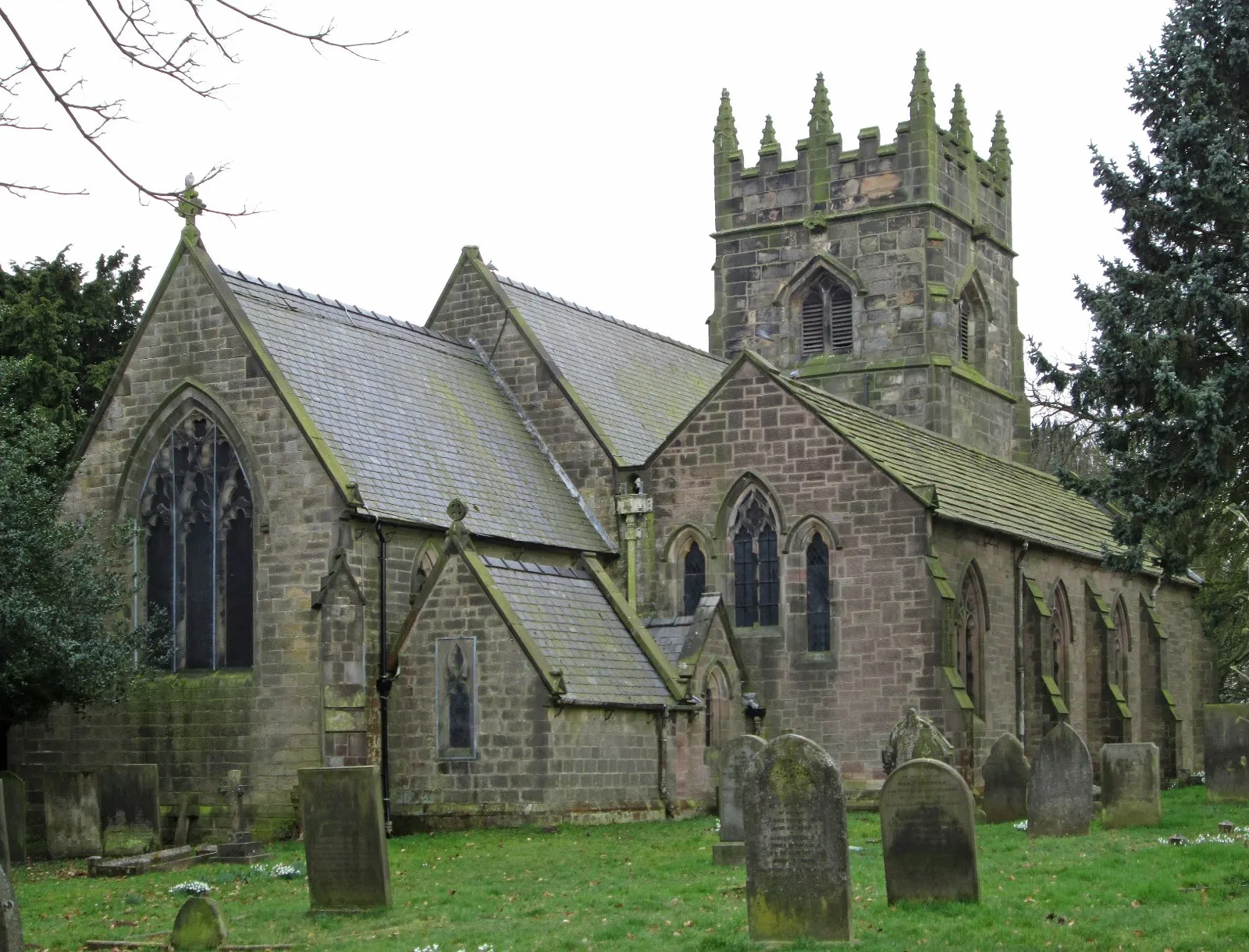 Photo showing: Morton - Holy Cross Church - from NE