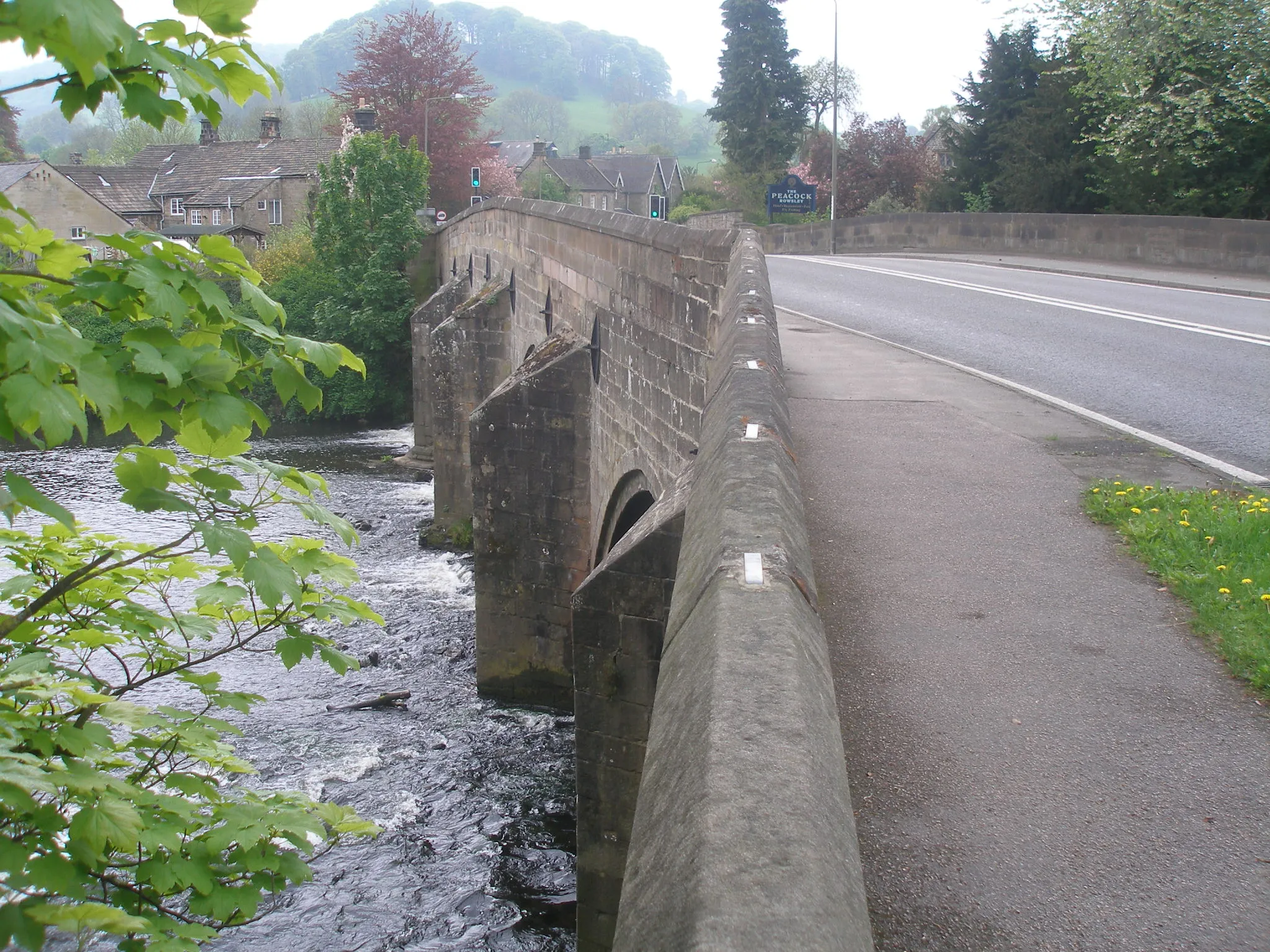Photo showing: Rowsley Bridge