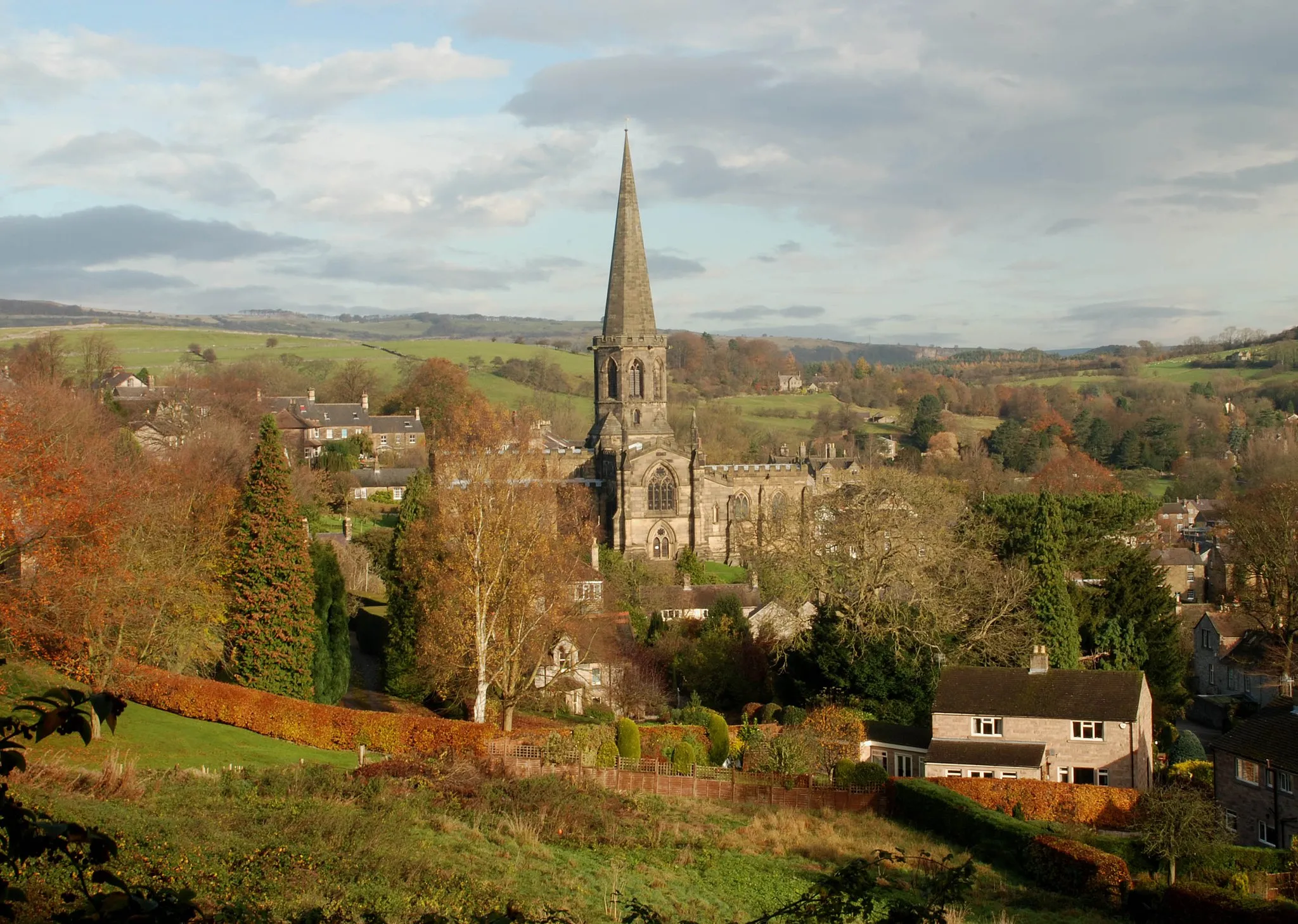 Photo showing: All Saints Church, Bakewell, Derbyshire
