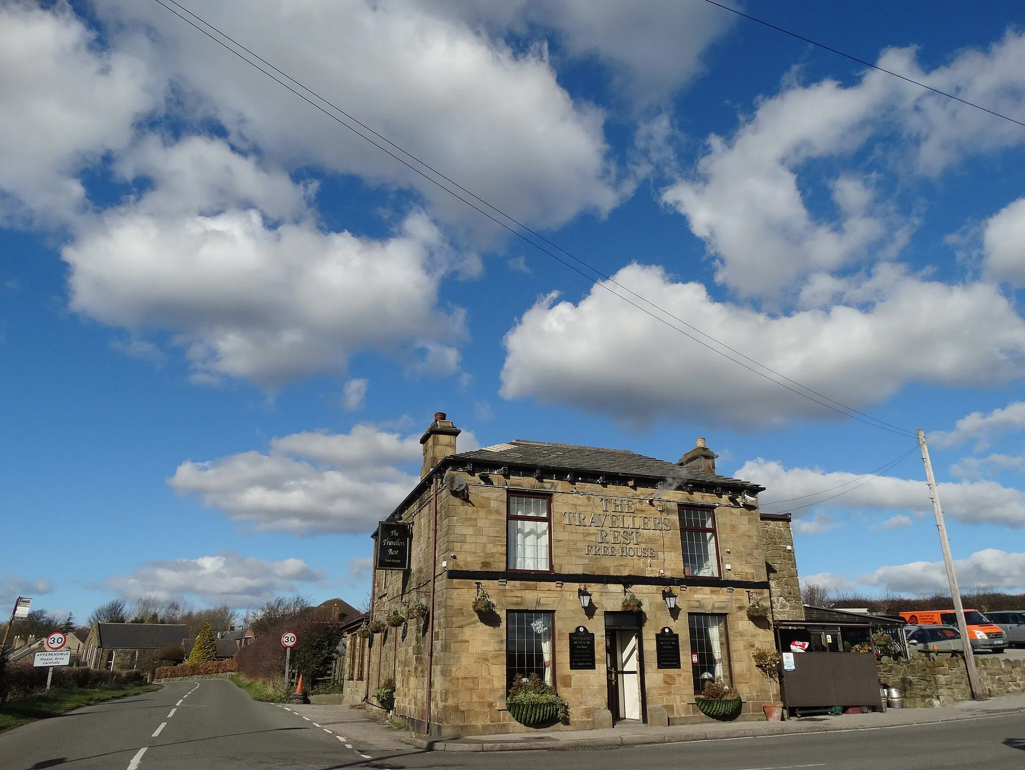 Photo showing: "The Travellers Rest" at Apperknowle