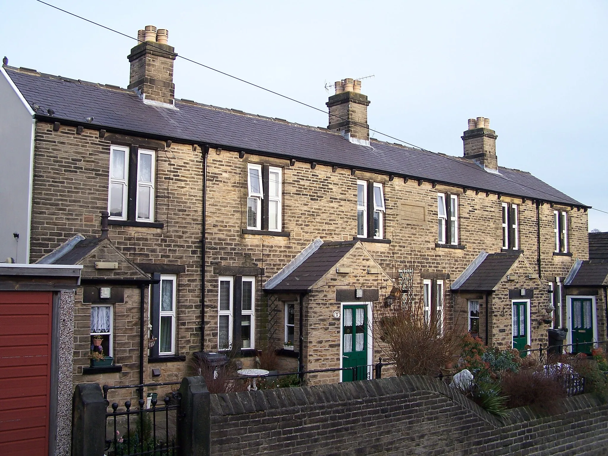 Photo showing: Almshouses, Ivy Road, Stannington, Sheffield. Dates and details are shown in this link ... 1700614