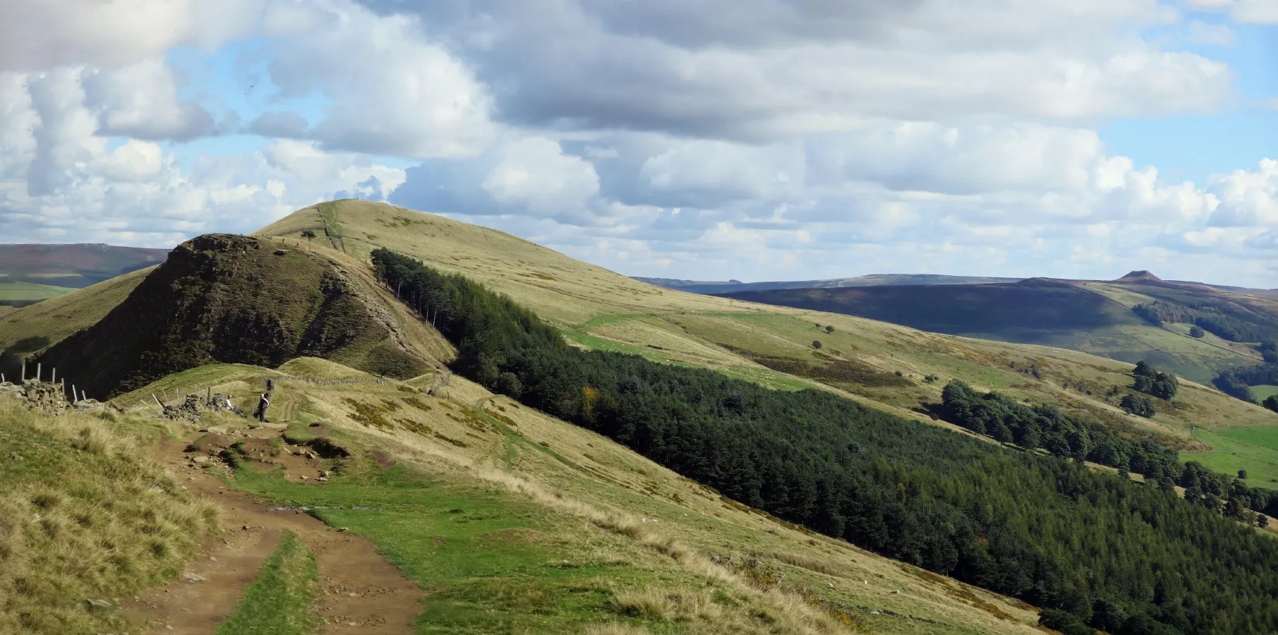 Photo showing: Back Tor, Lose Hill and Win Hill