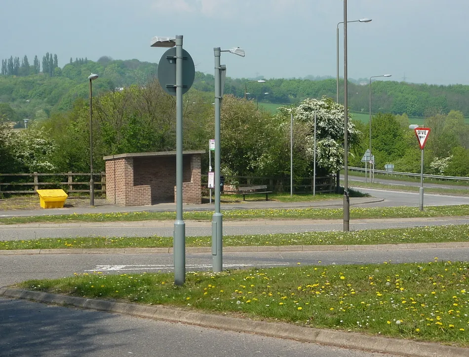 Photo showing: A617 junction, Doe Lea