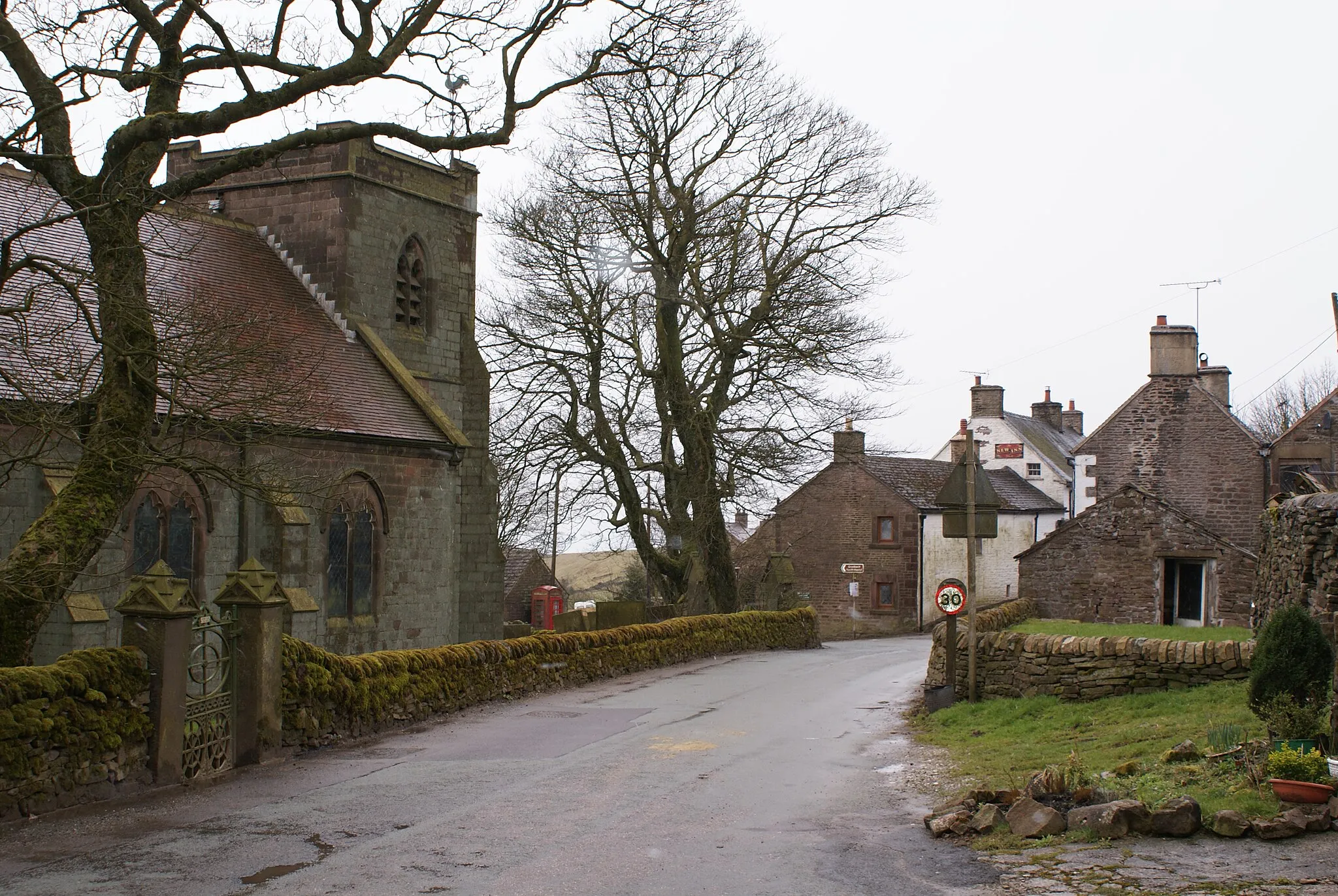 Photo showing: The village of Flash, Staffordshire, England
Polski: Flash (Staffordshire)