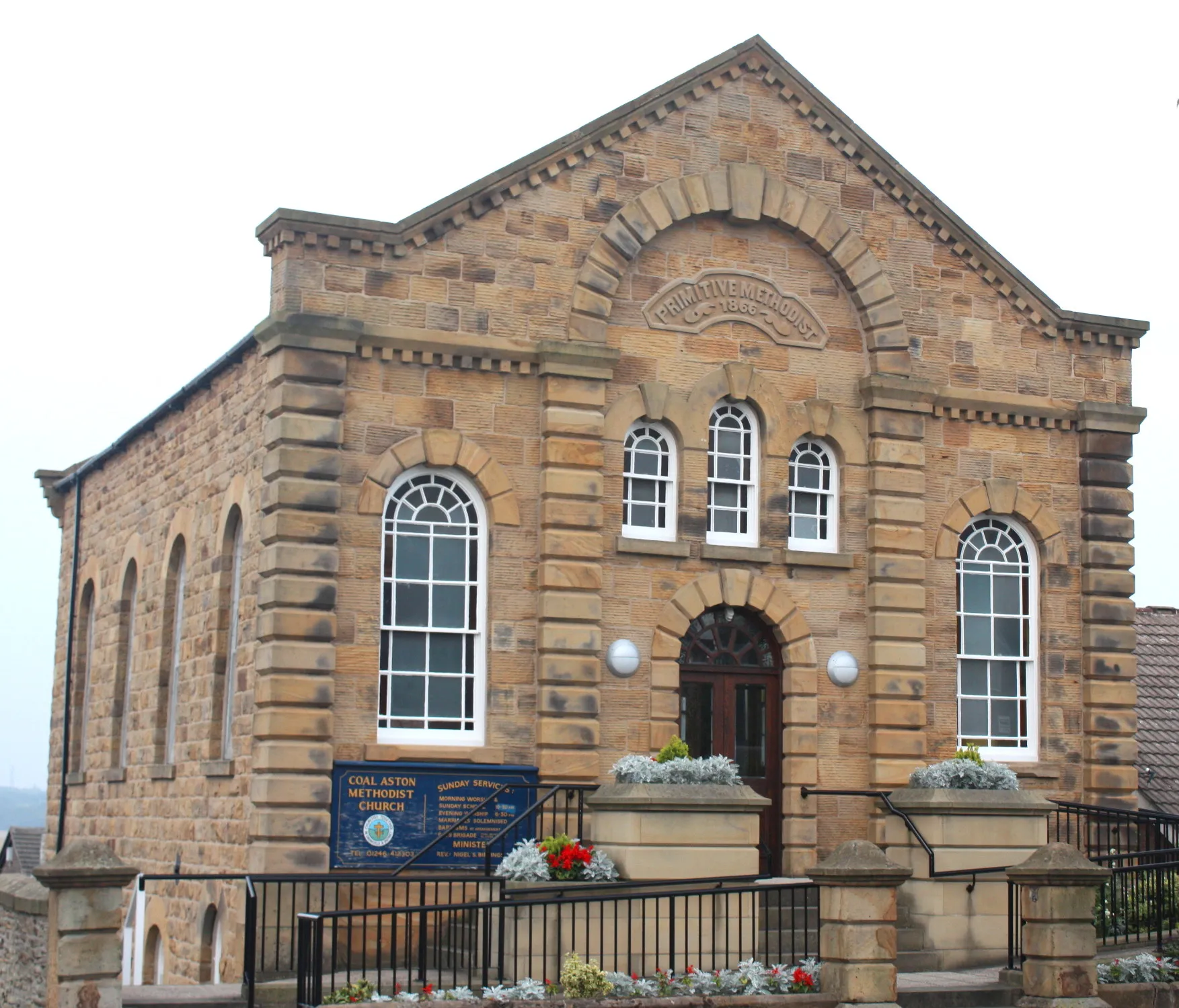 Photo showing: The Methodist Chapel in Coal Aston, Derbyshire, England.