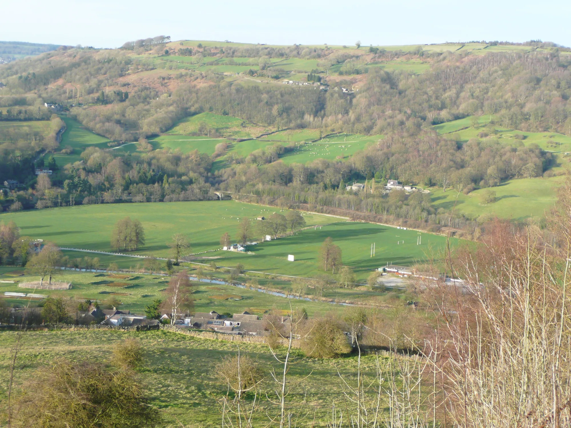 Photo showing: View from the top of the Sheep Pasture Incline