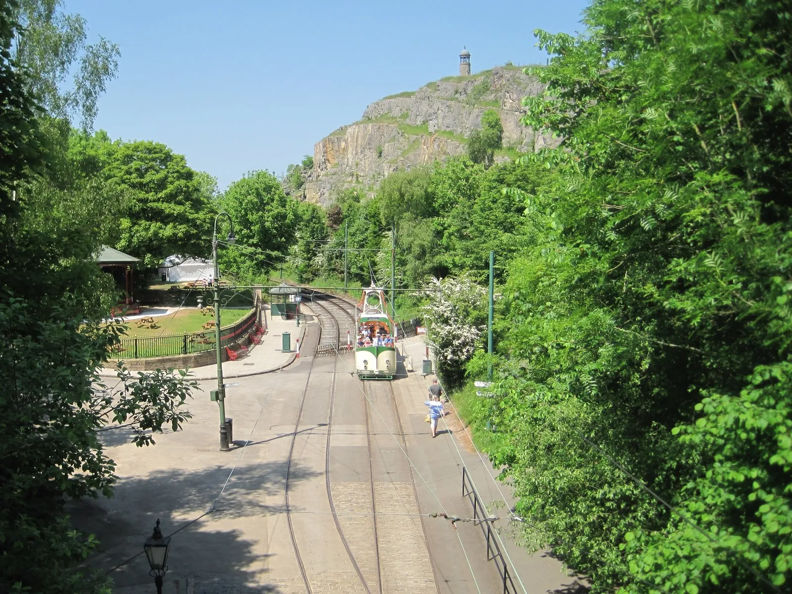 Photo showing: Crich Tramway and Quarry