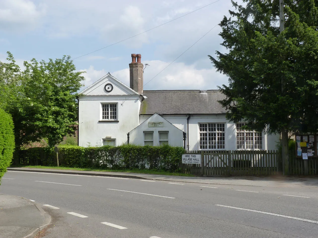 Photo showing: Kirklington village hall