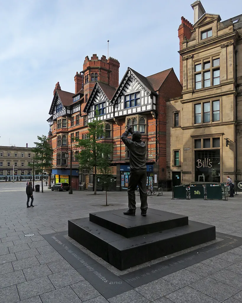 Photo showing: Brian Clough and Watson Fothergill