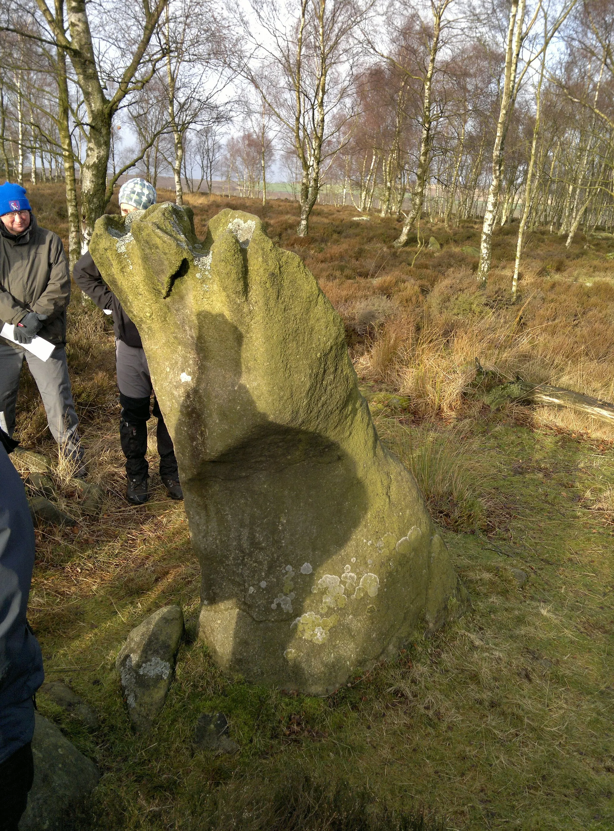 Photo showing: Monolith on Gardom's Edge