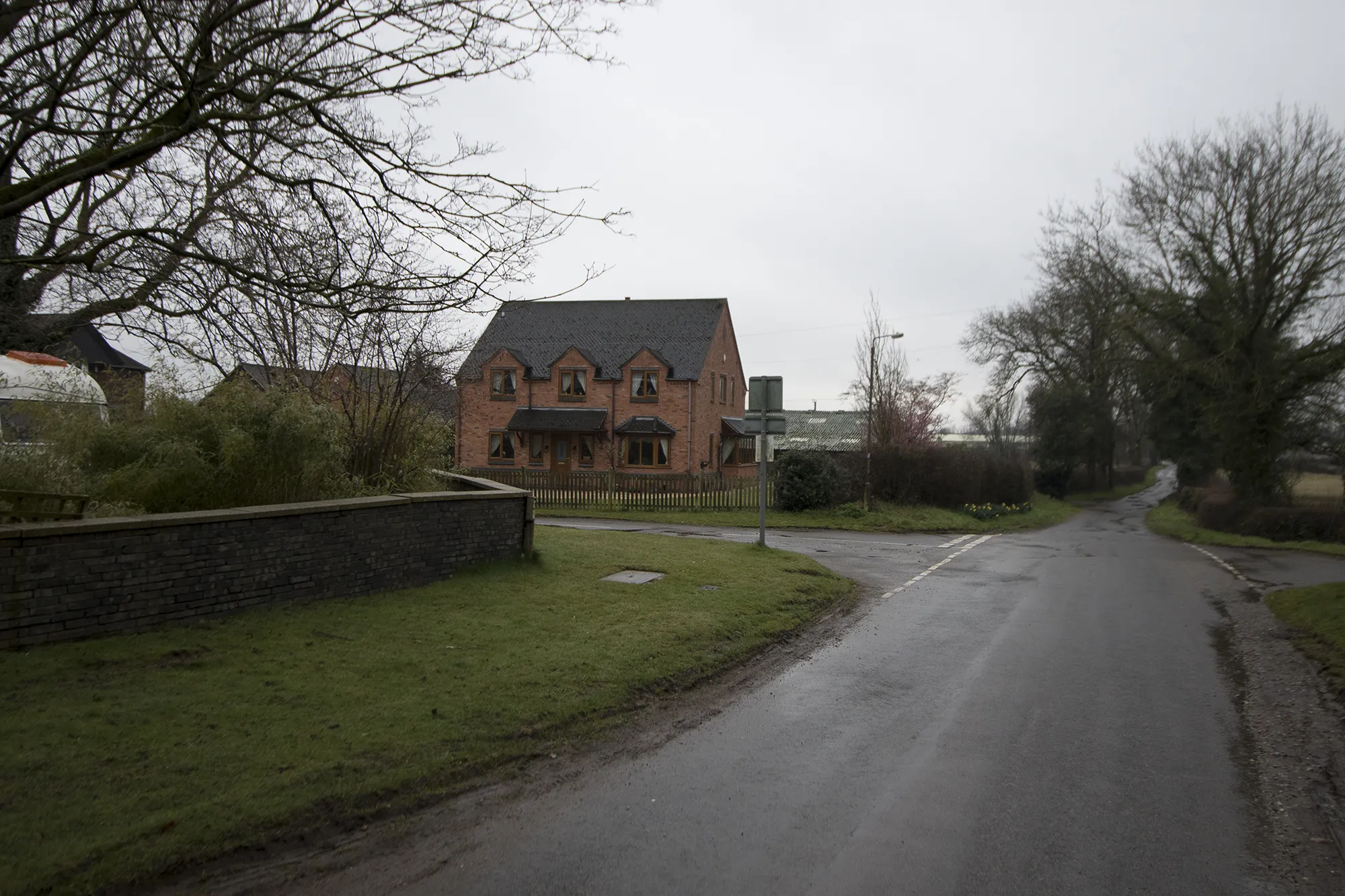 Photo showing: A modern rural house