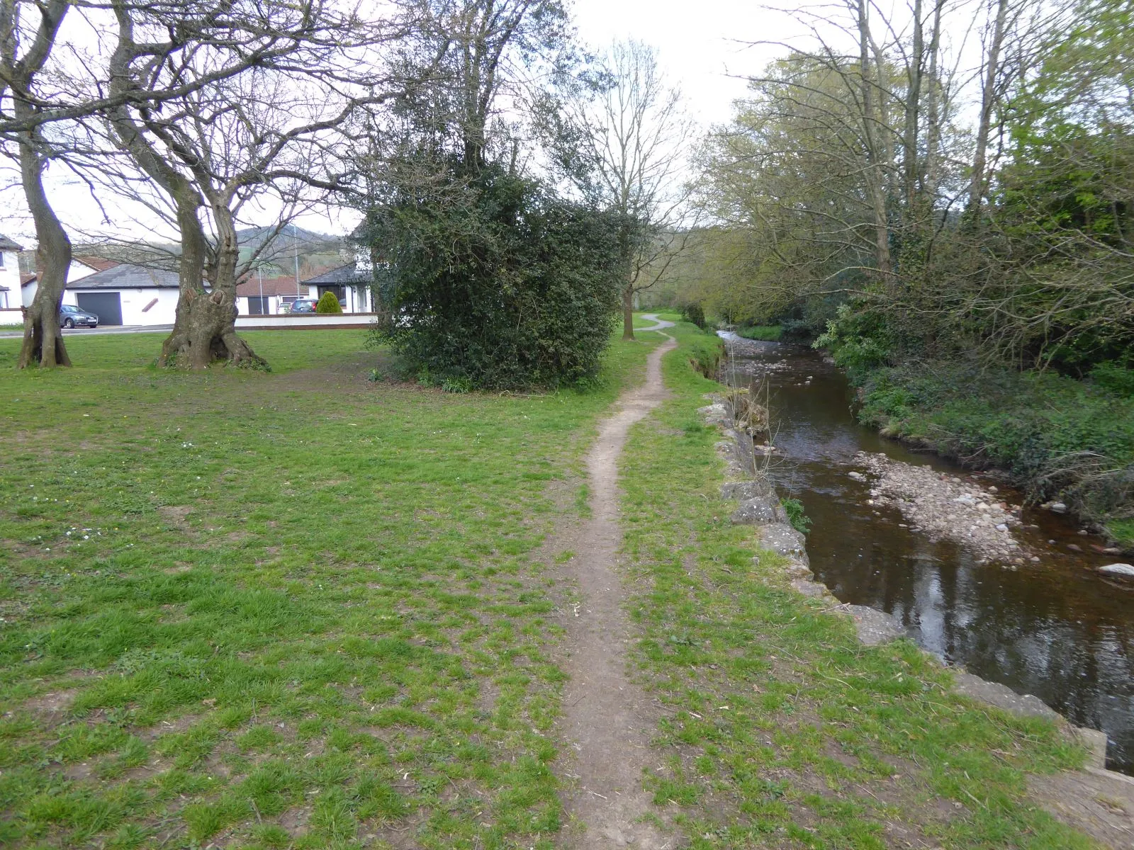 Photo showing: Footpath by Back Brook, Newton Poppleford